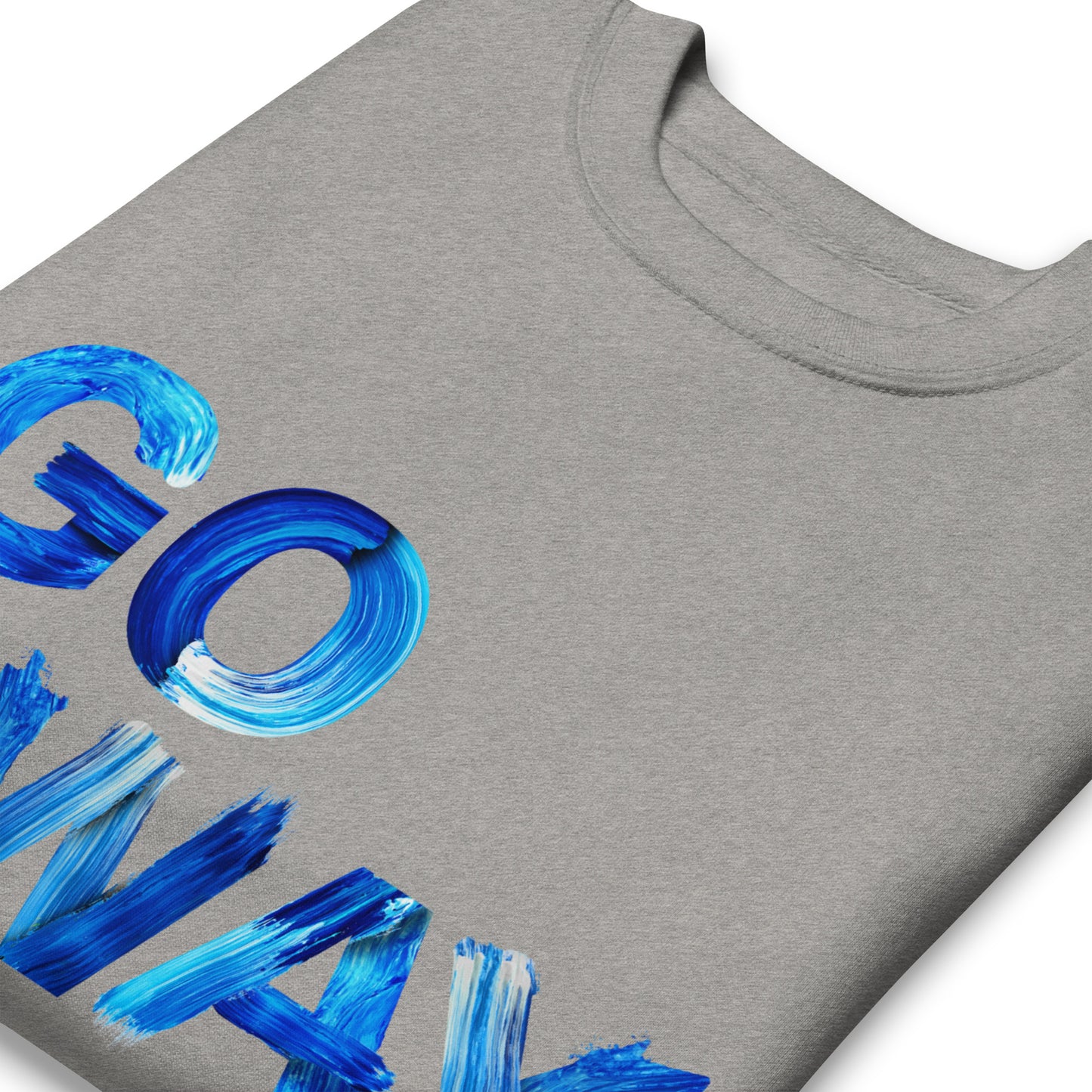 Go Away Unisex Premium Cotton Sweatshirt – Bold Statement Sweatshirt for Men and Women