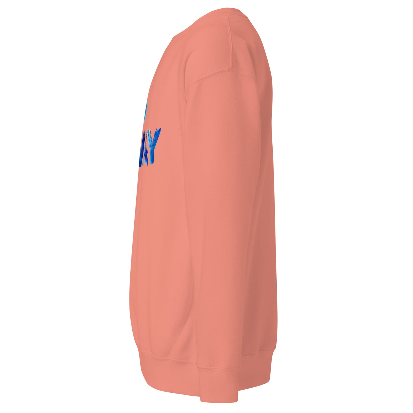 Go Away Unisex Premium Cotton Sweatshirt – Bold Statement Sweatshirt for Men and Women