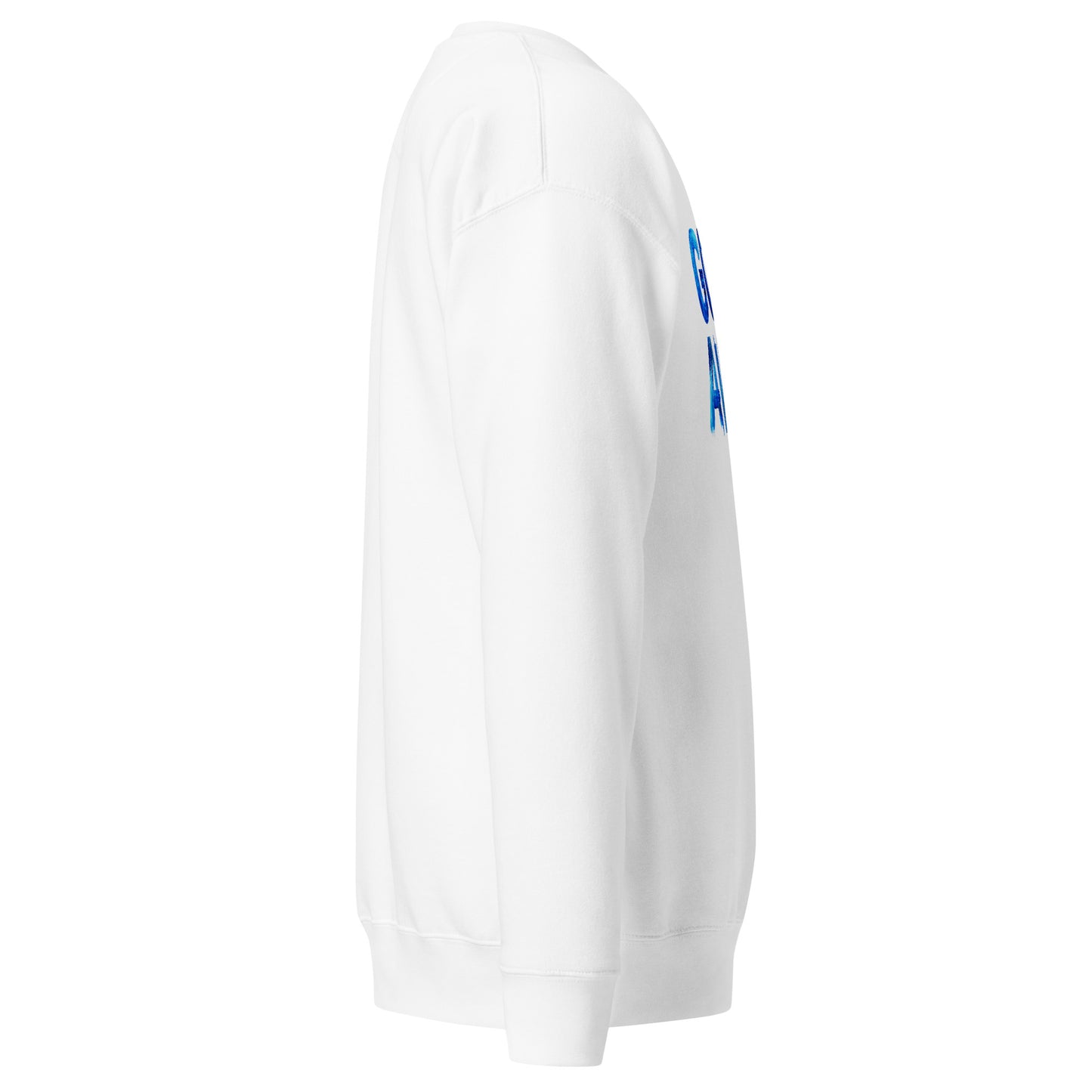 Go Away Unisex Premium Cotton Sweatshirt – Bold Statement Sweatshirt for Men and Women
