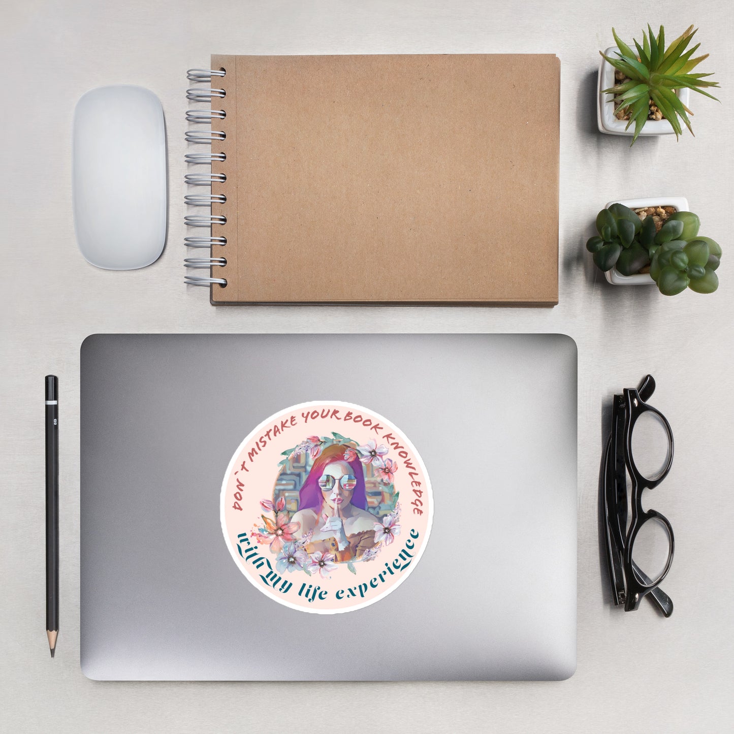 Book Knowledge Bubble-free Sticker