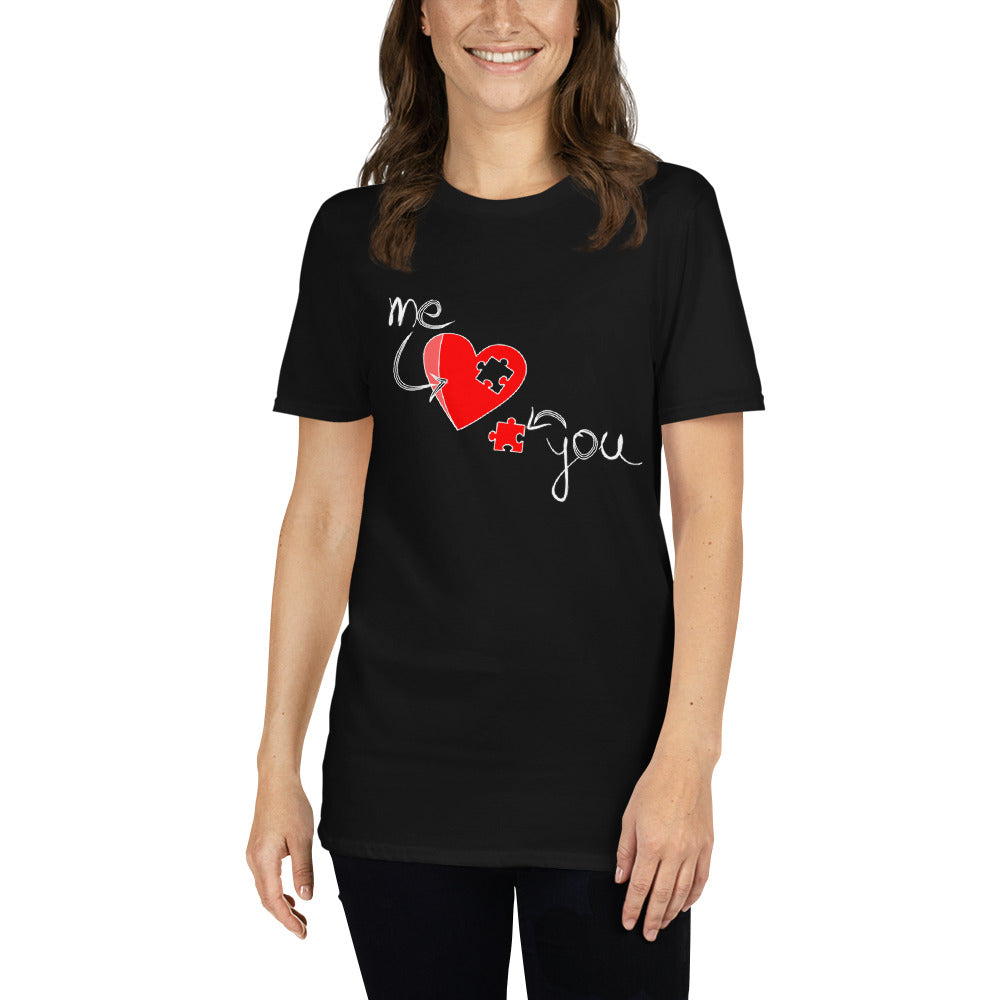 Valentine`s Day Piece of the Puzzle Unisex T-shirt
