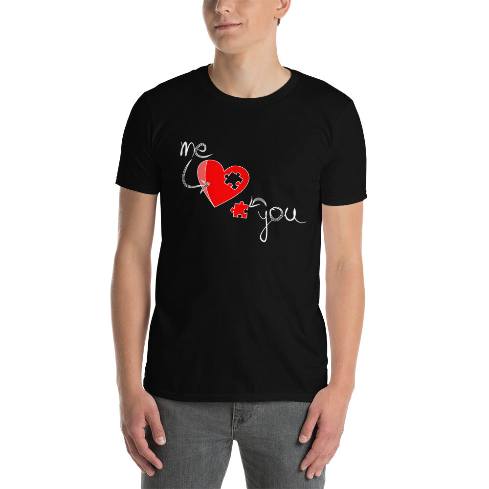 Valentine`s Day Piece of the Puzzle Unisex T-shirt