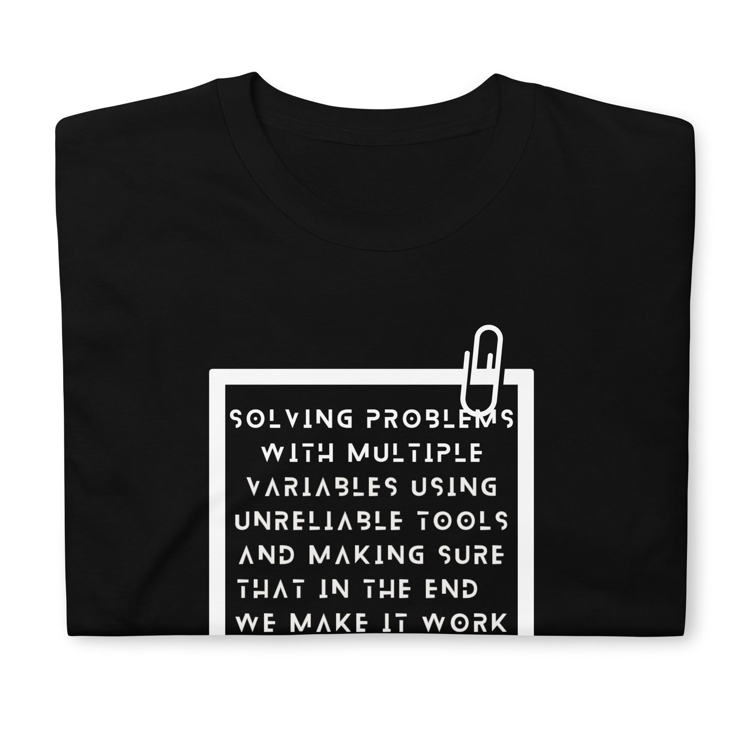 Problem Solving Unisex Cotton T-shirt