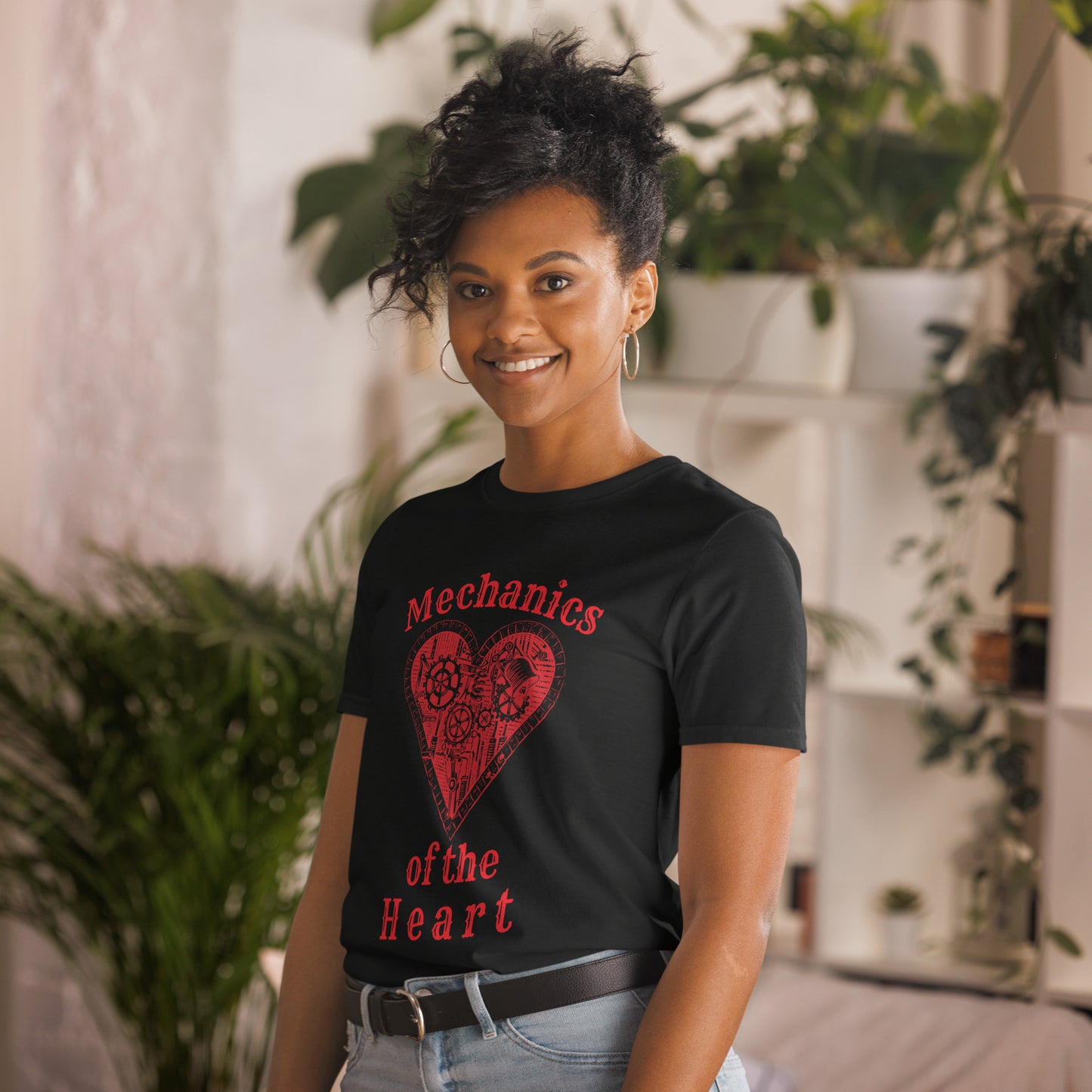 Valentine`s Day Steampunk Heart Unisex T-shirt