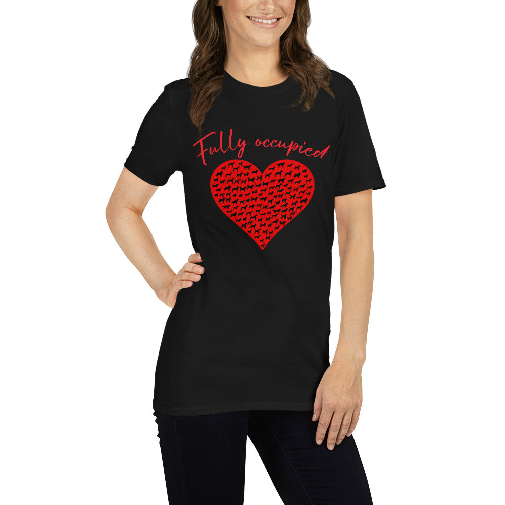 Valentine`s Day Dogs Heart Unisex Shirt