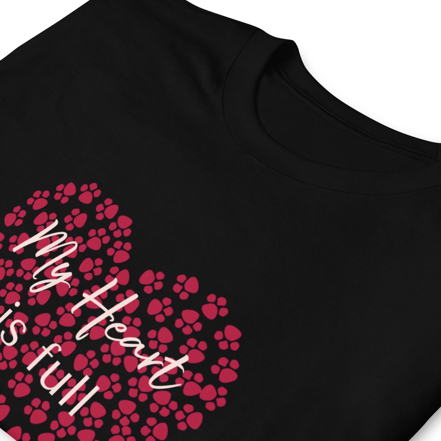 Valentine`s Day Paws Heart Unisex T-Shirt