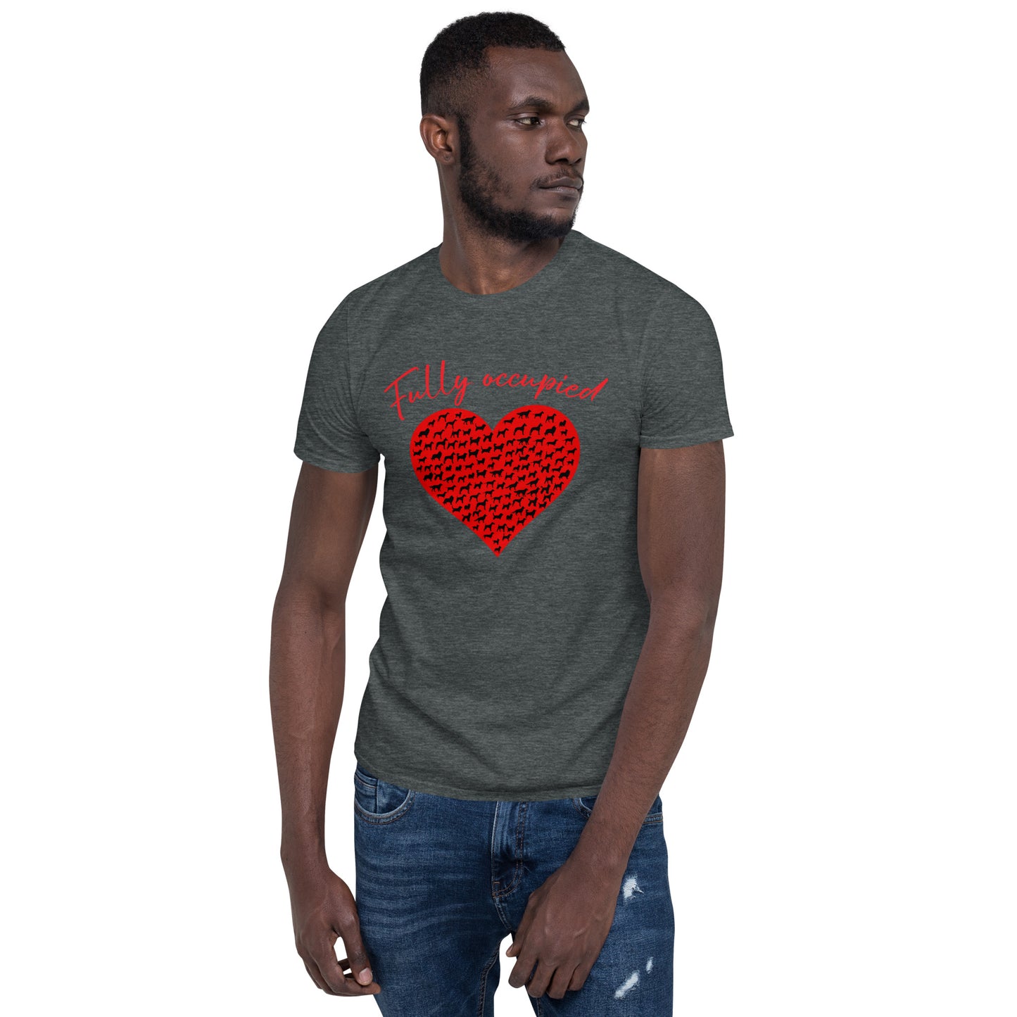 Valentine`s Day Dogs Heart Unisex Shirt
