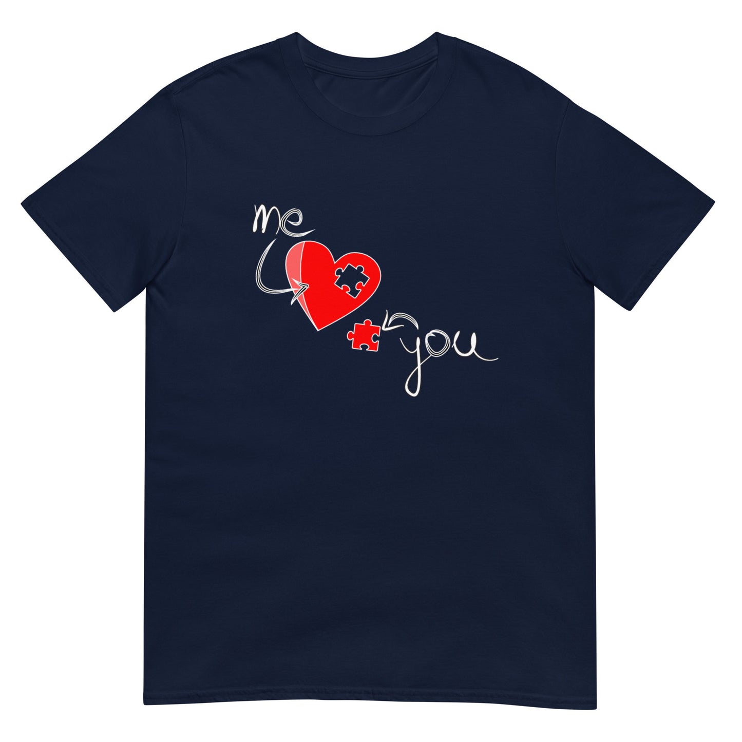 Valentine`s Day Piece of the Puzzle Unisex T-shirt