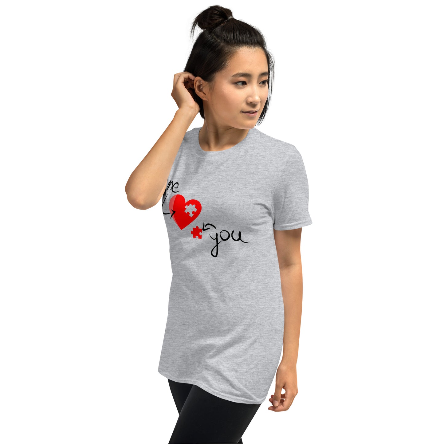 Valentine`s Day Piece of the Puzzle Unisex T-shirt