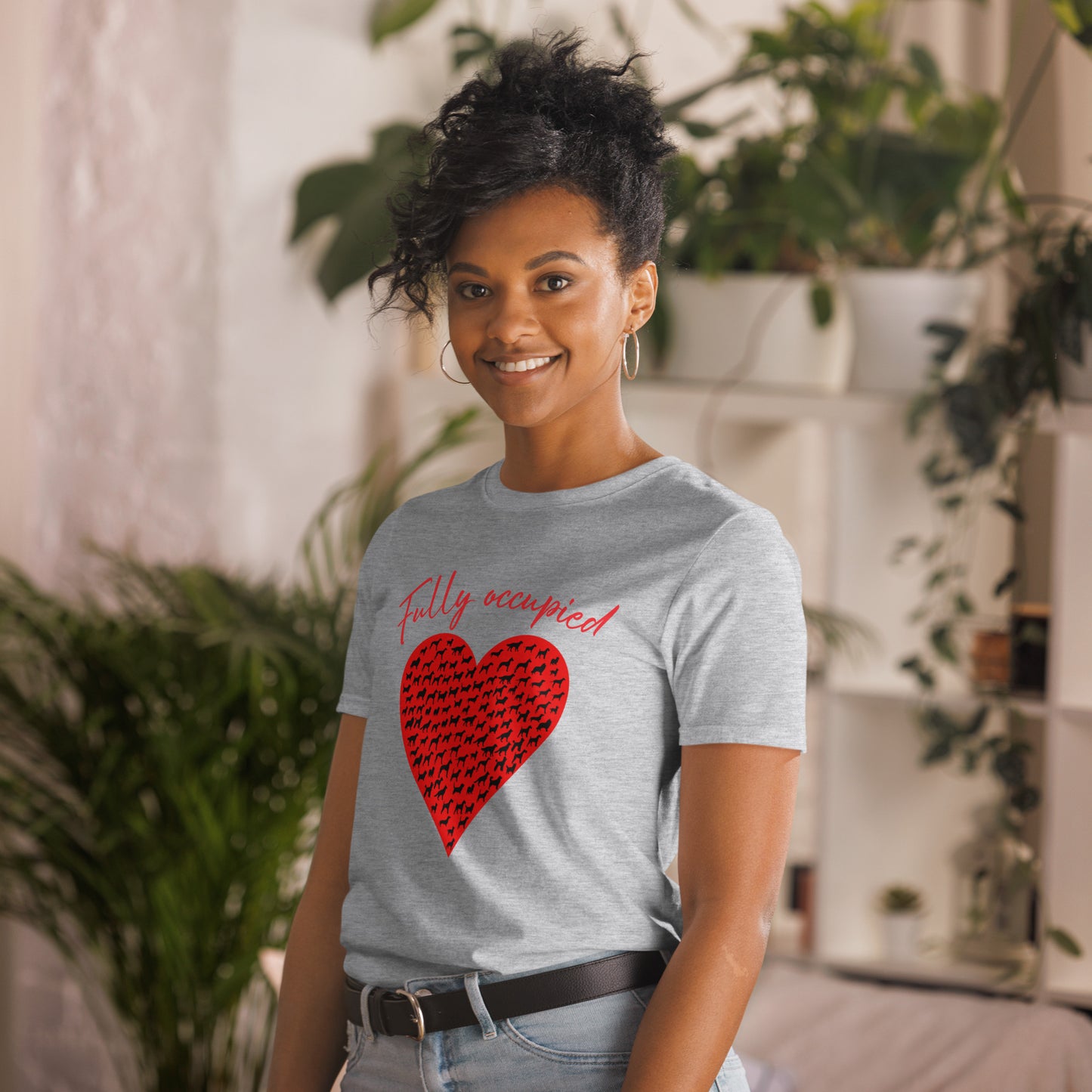 Valentine`s Day Dogs Heart Unisex Shirt
