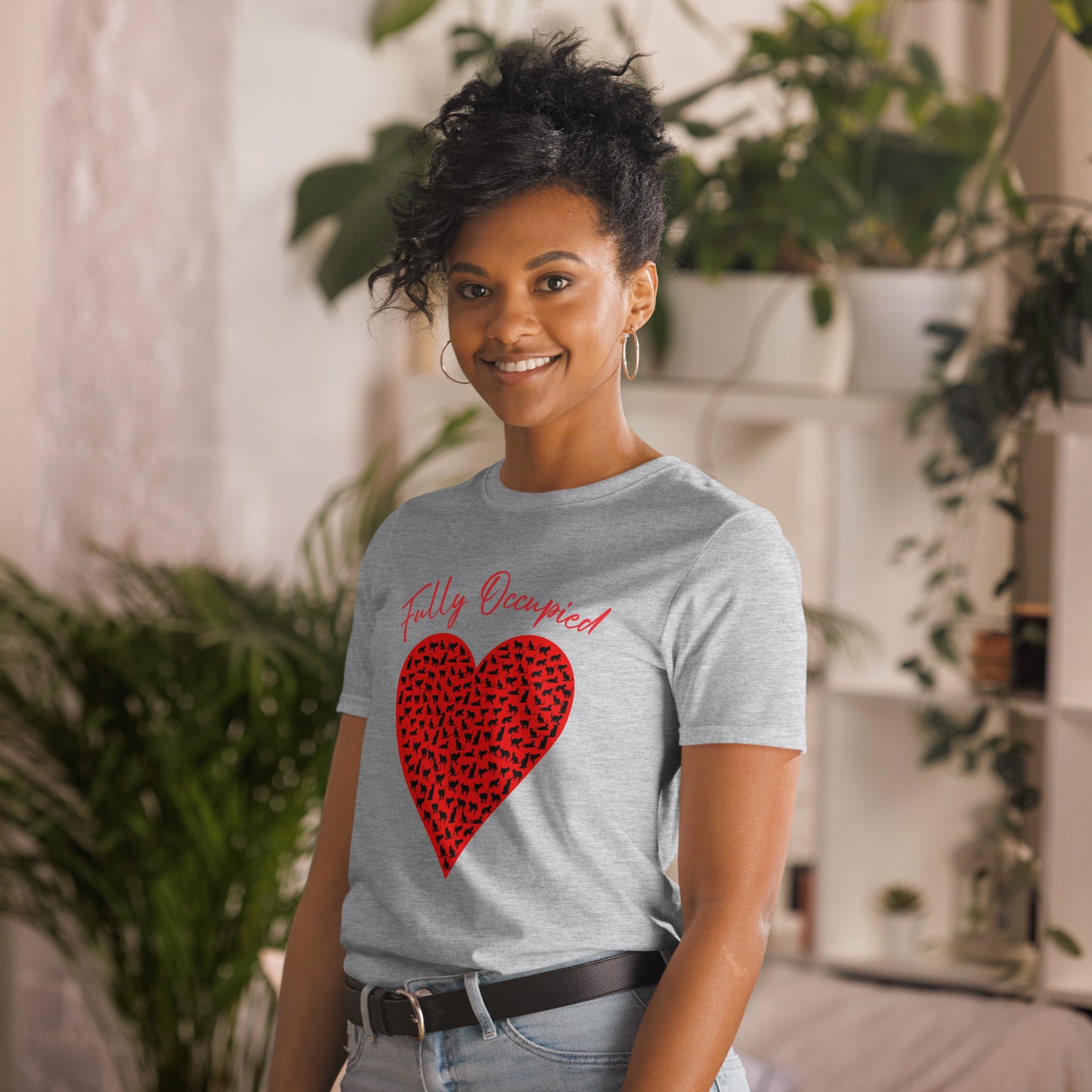 Valentine`s Day Cats Heart Unisex Shirt