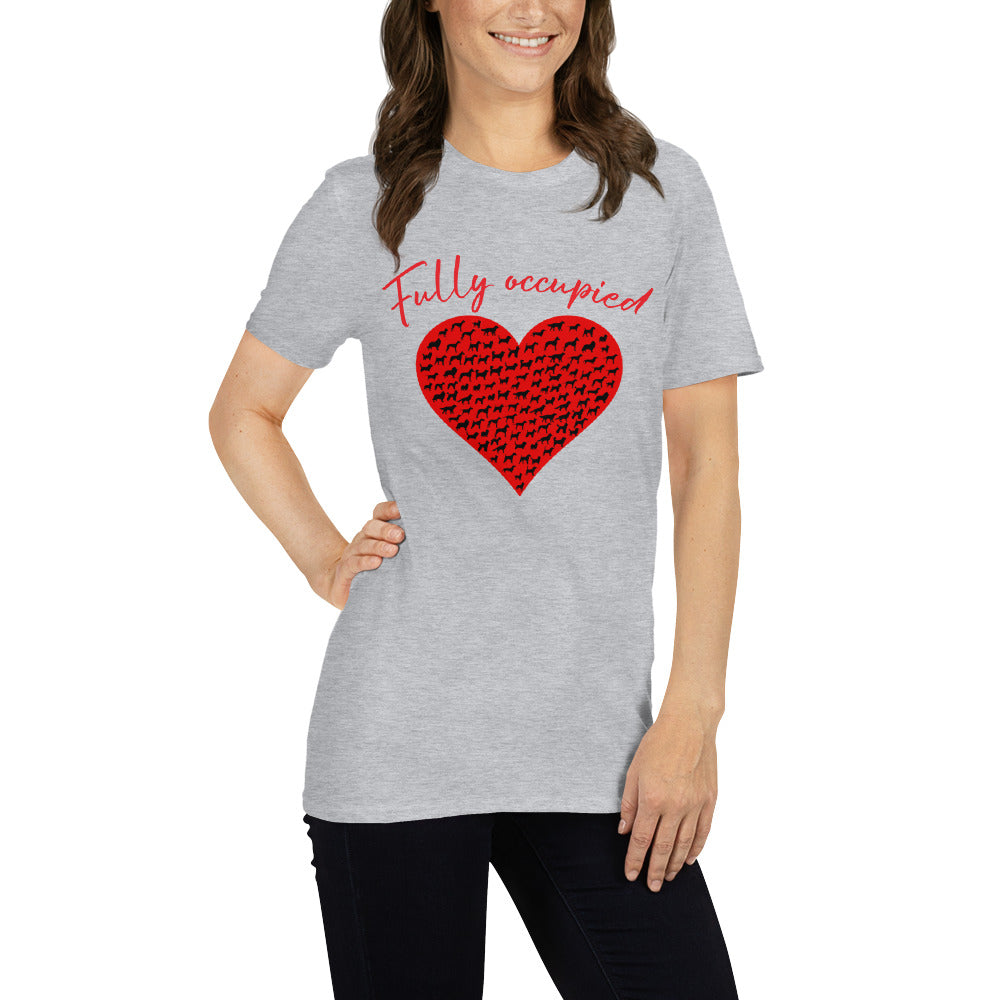 Valentine`s Day Dogs Heart Unisex Shirt