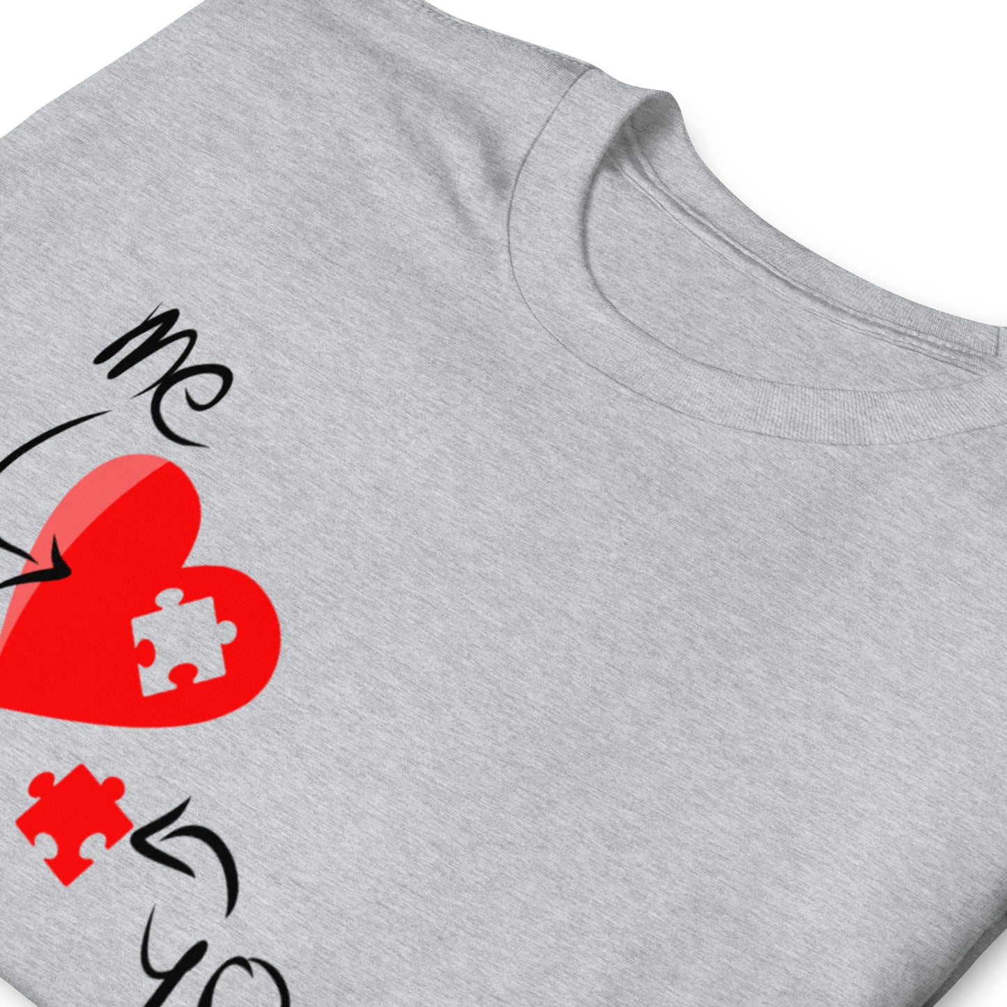 Valentine`s Day Piece of the Puzzle Unisex T-shirt