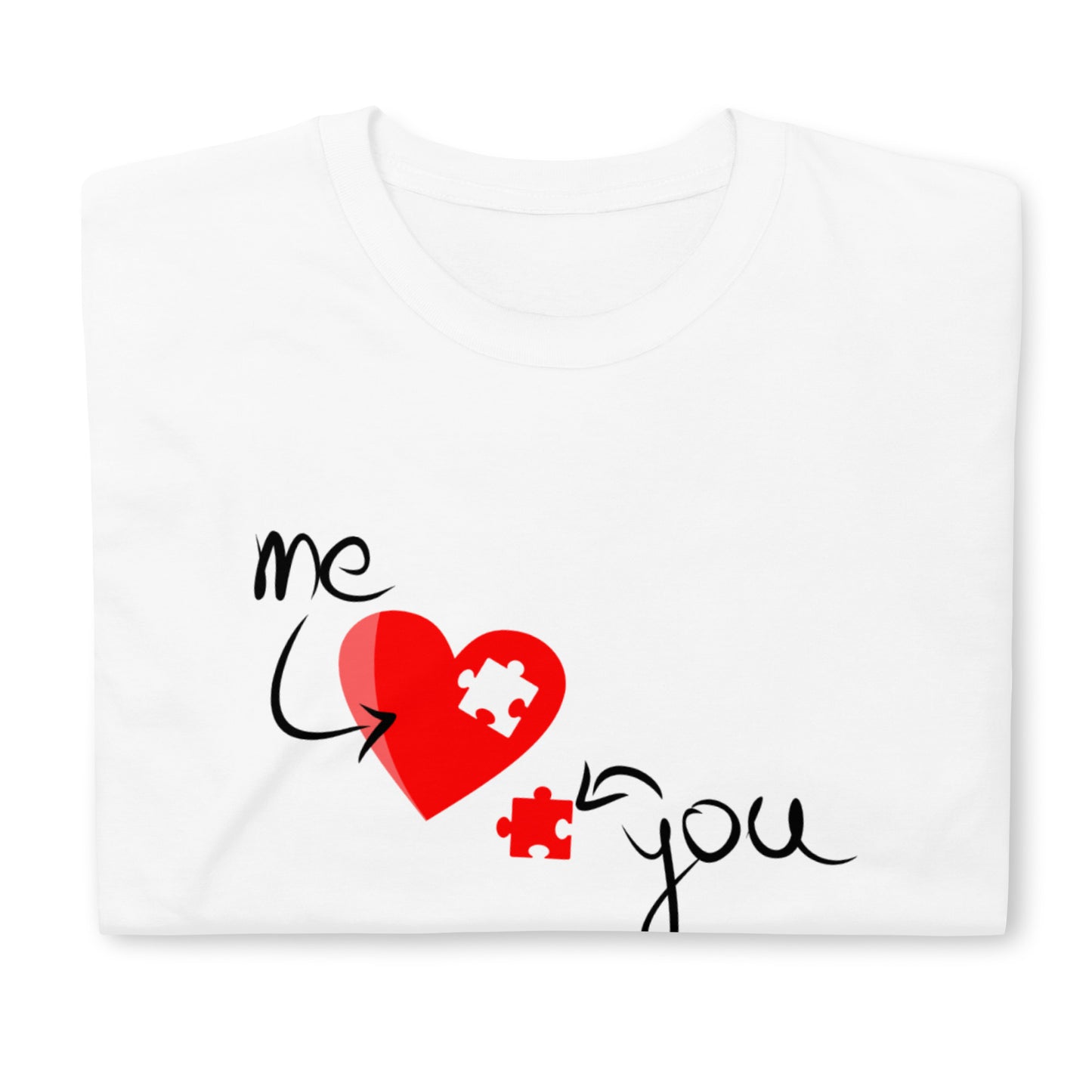 Valentine`s Day Piece of the Puzzle Unisex T-shirt