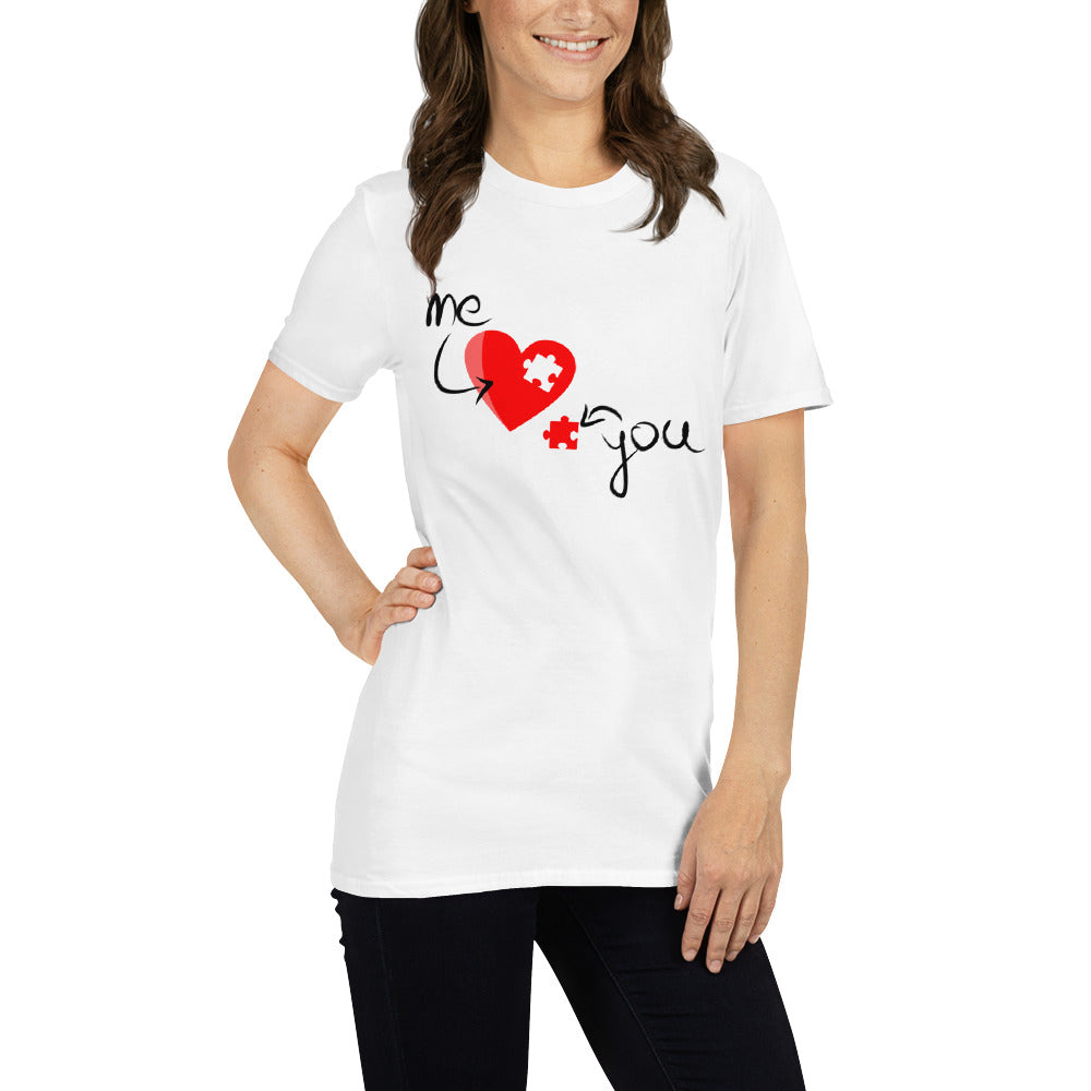Valentine`s Day Piece of the Puzzle Unisex T-shirt