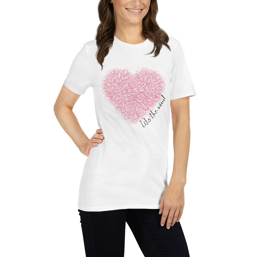 Valentine`s Day Like the Wind Heart Unisex T-shirt