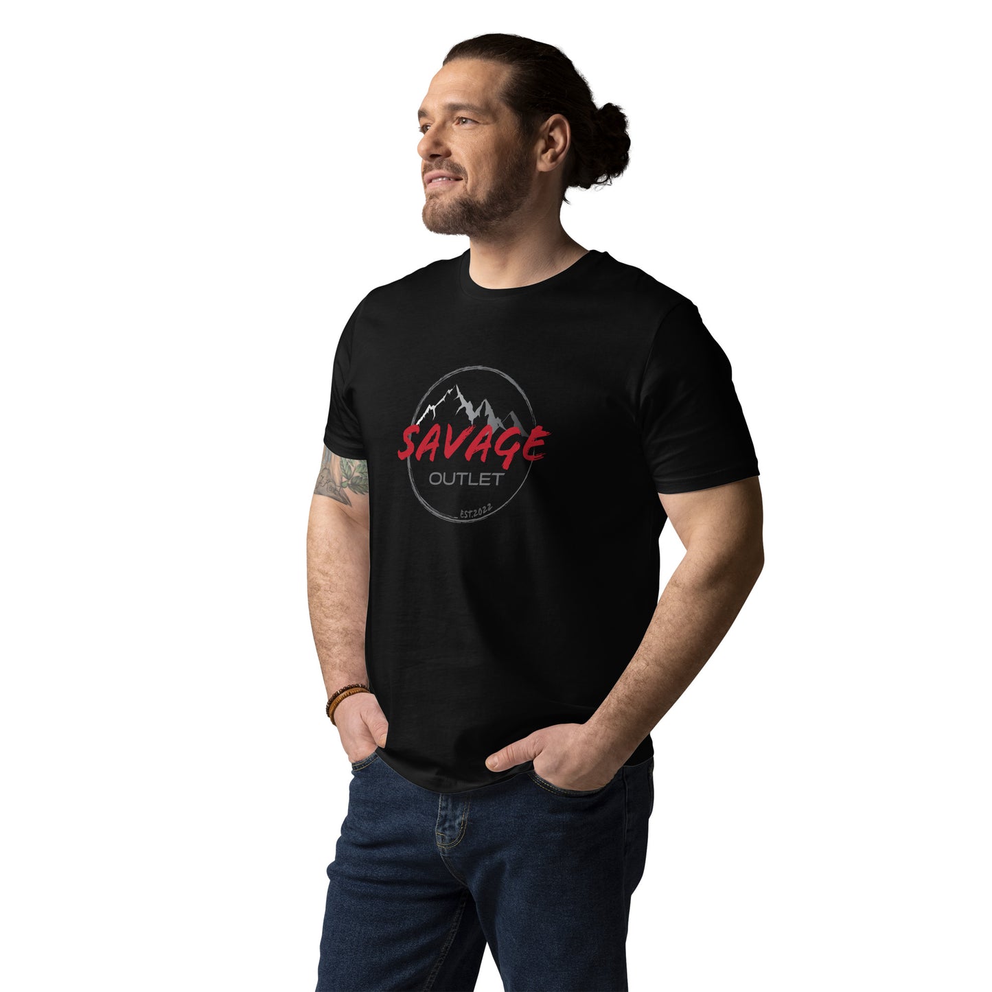 Savage Logo Unisex Organic Cotton T-shirt