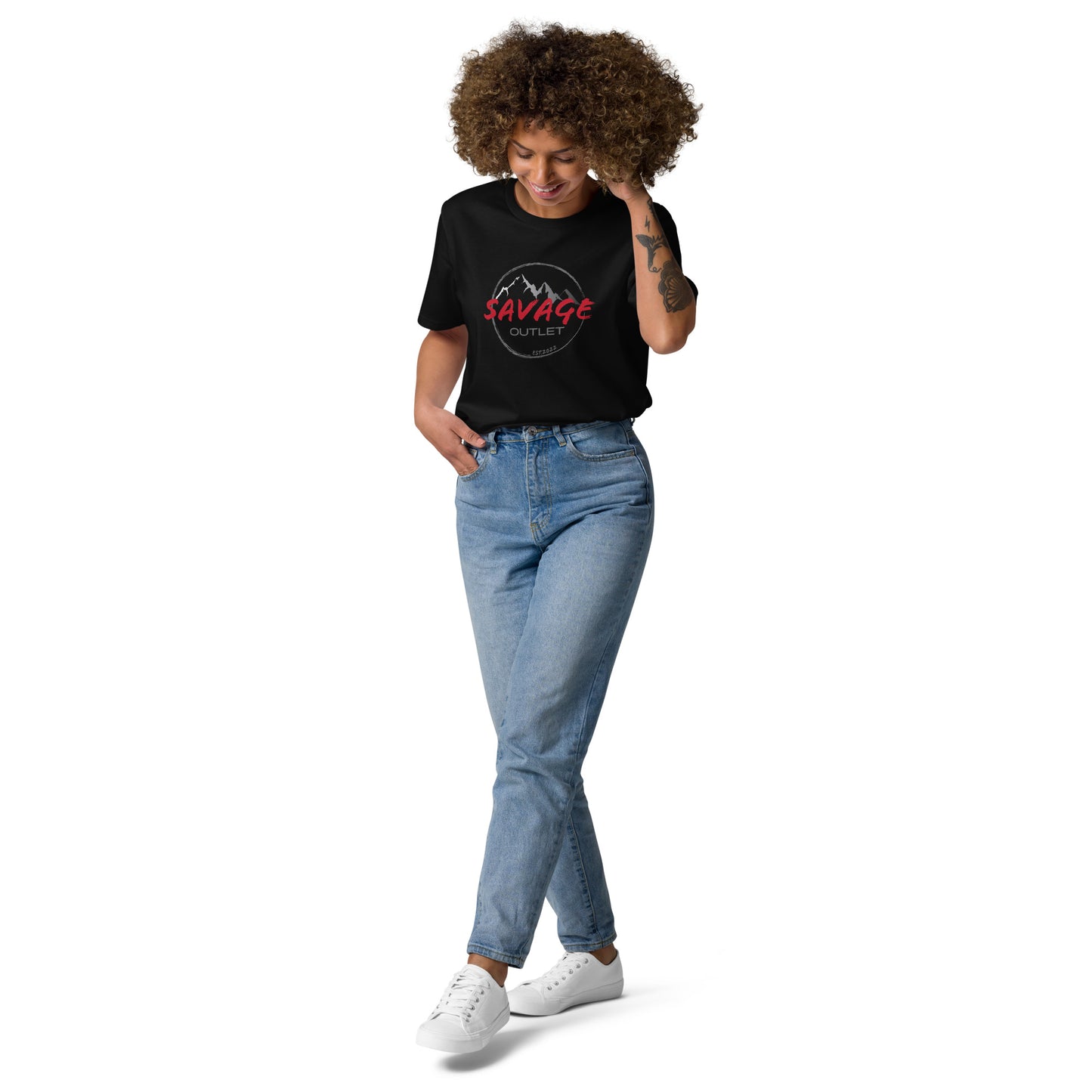 Savage Logo Unisex Organic Cotton T-shirt