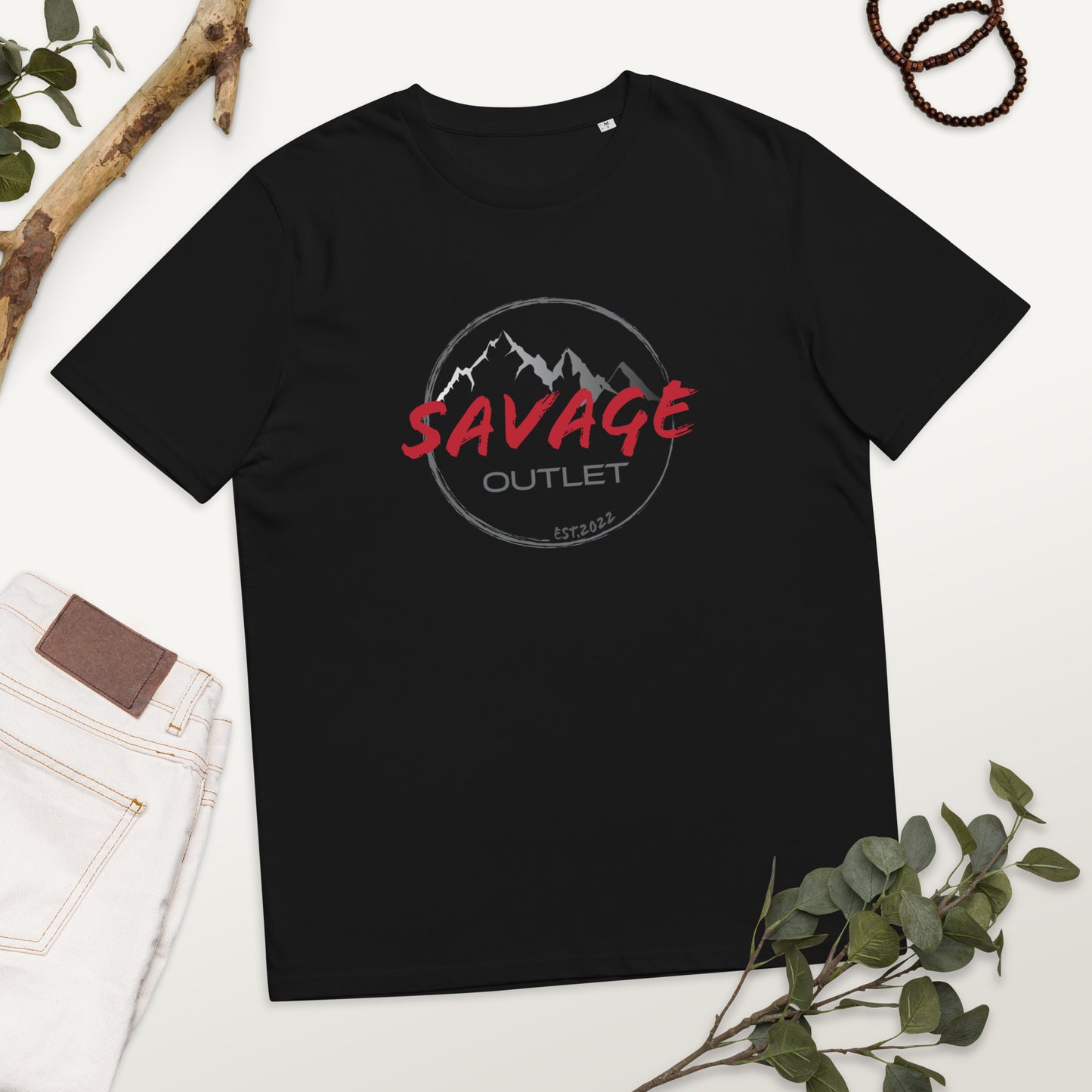 Savage Logo Unisex Organic Cotton T-shirt