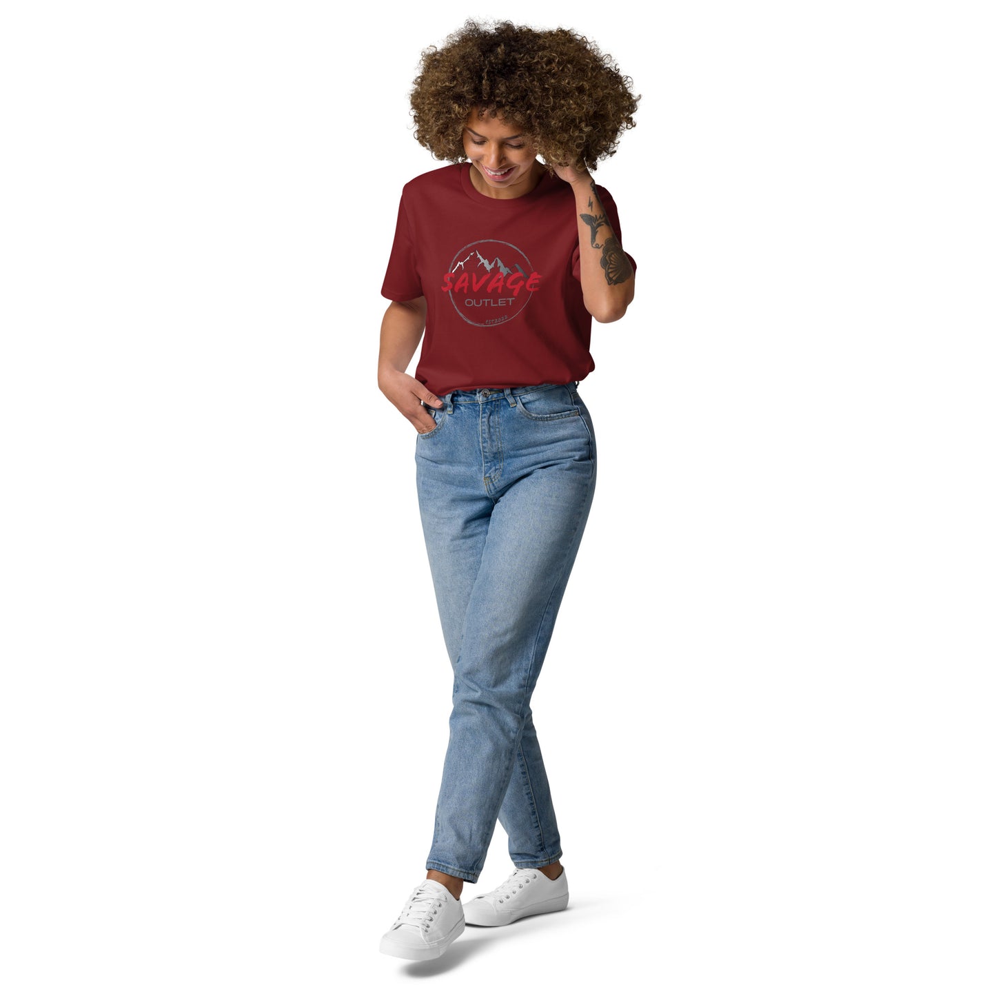 Savage Logo Unisex Organic Cotton T-shirt