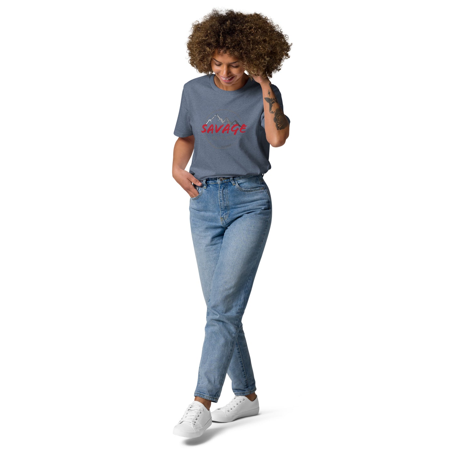 Savage Logo Unisex Organic Cotton T-shirt