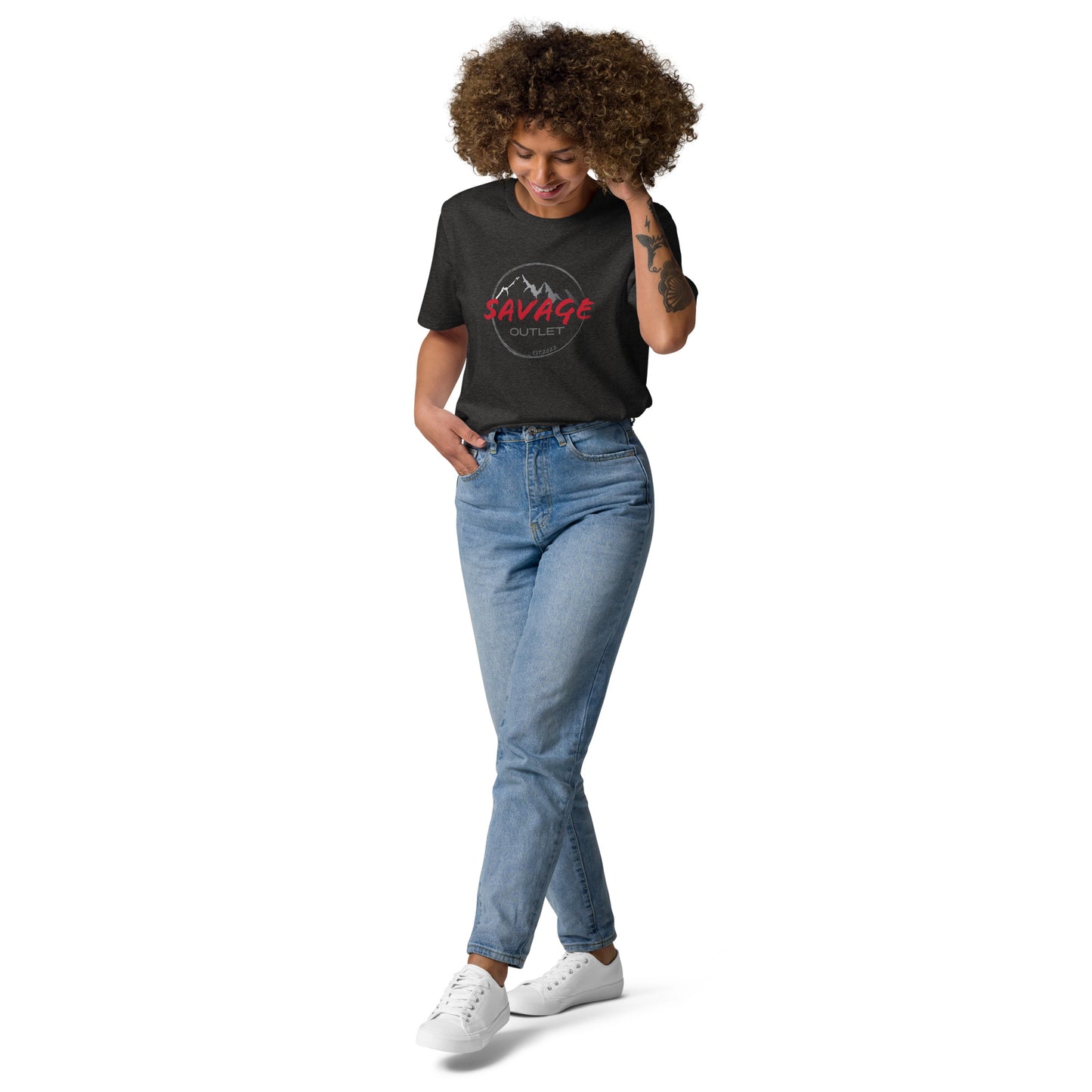 Savage Logo Unisex Organic Cotton T-shirt