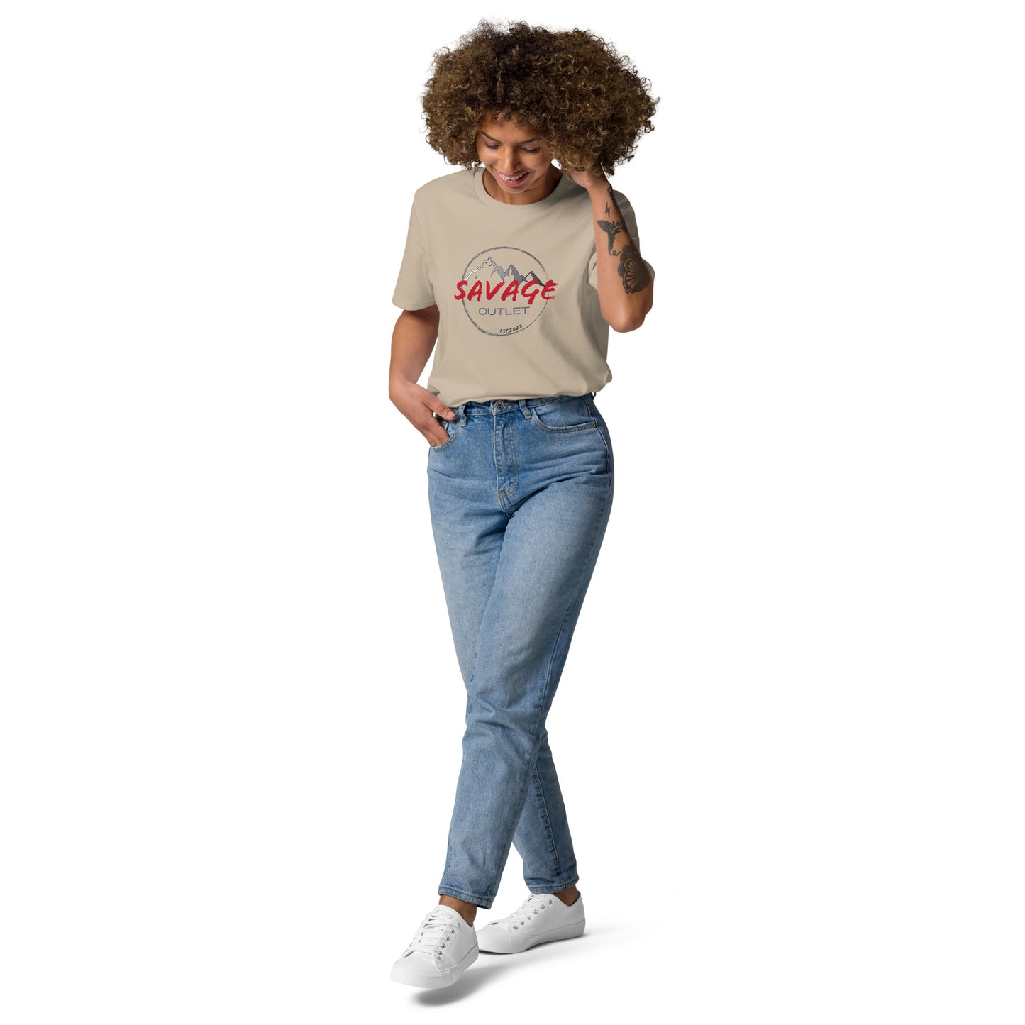 Savage Logo Unisex Organic Cotton T-shirt