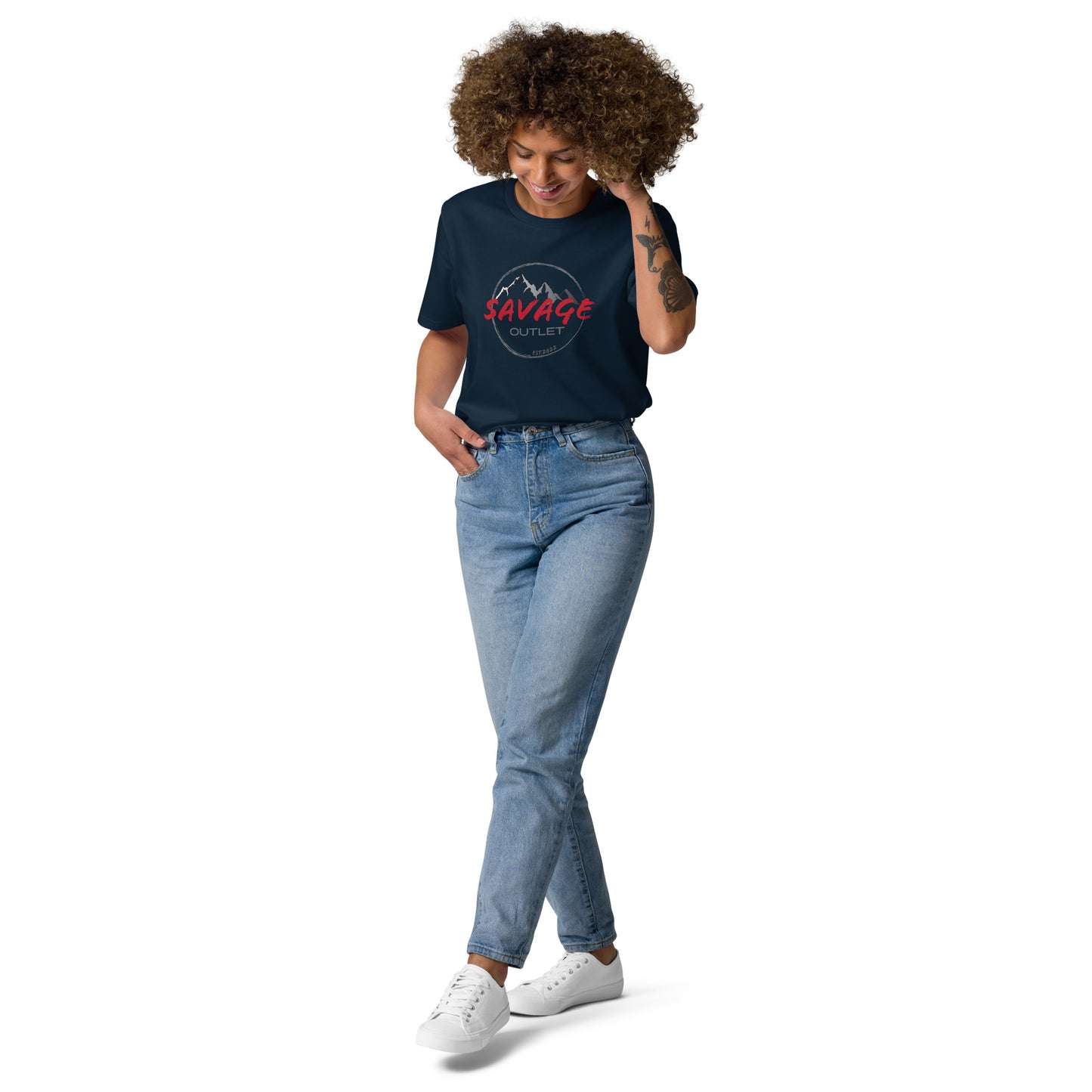 Savage Logo Unisex Organic Cotton T-shirt