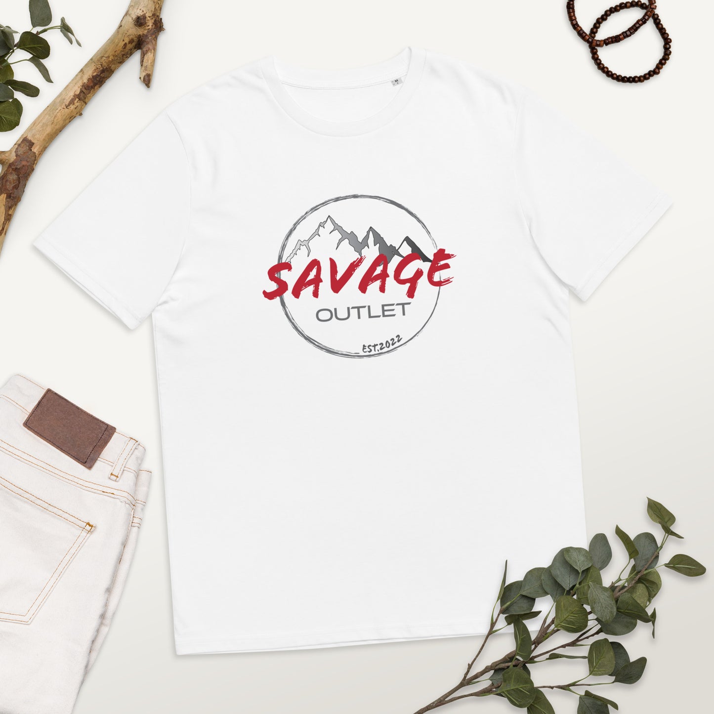 Savage Logo Unisex Organic Cotton T-shirt