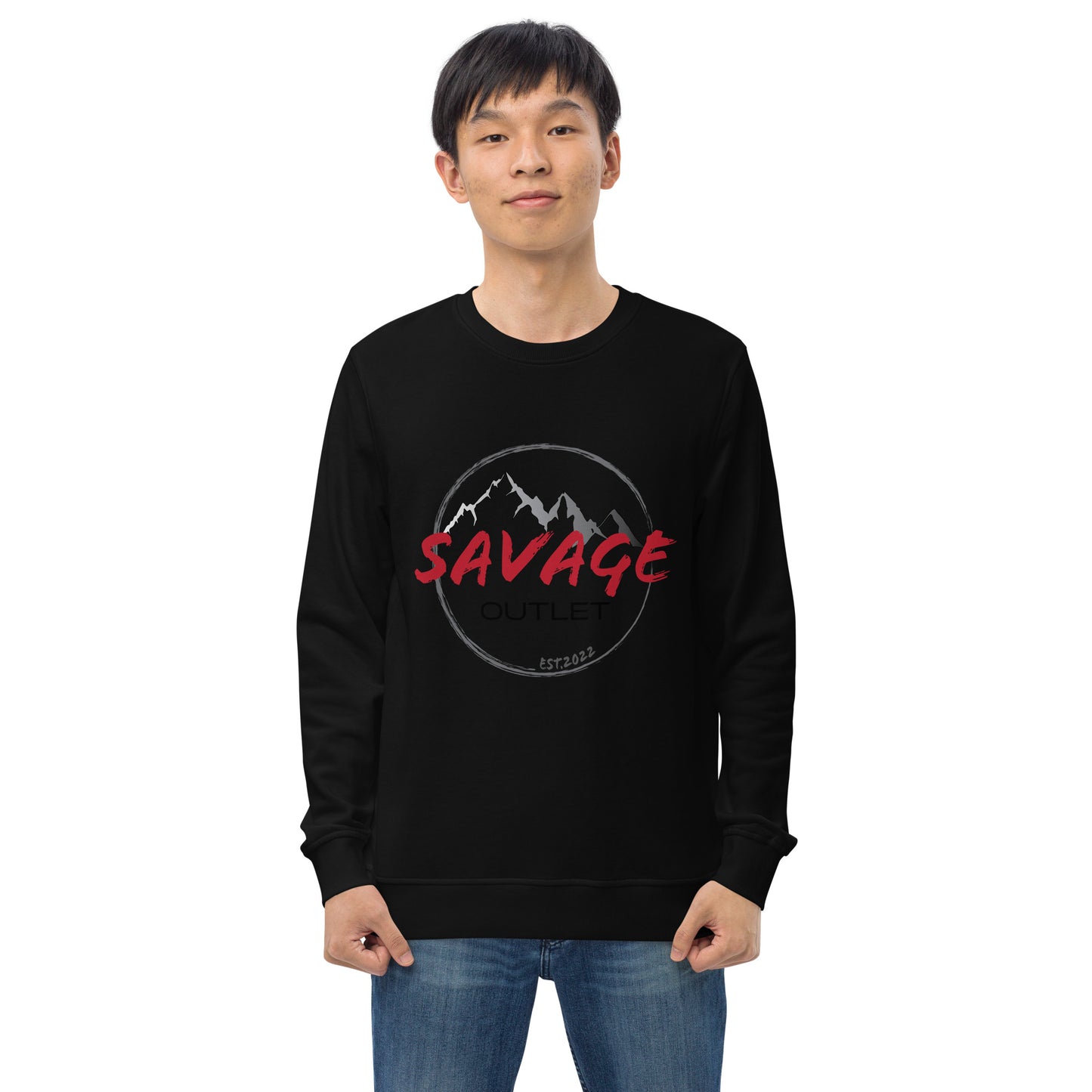 Savage Logo Standard Unisex Organic Sweatshirt