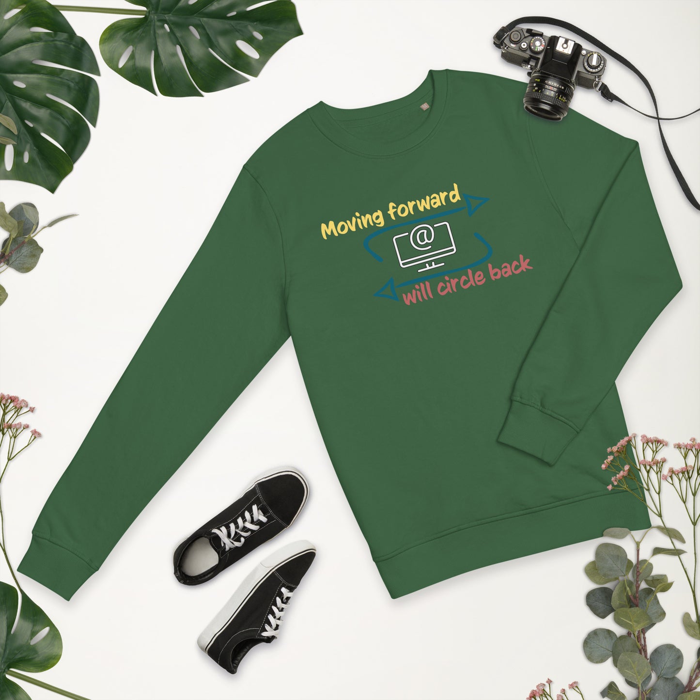 Moving Forward II Unisex organic sweatshirt
