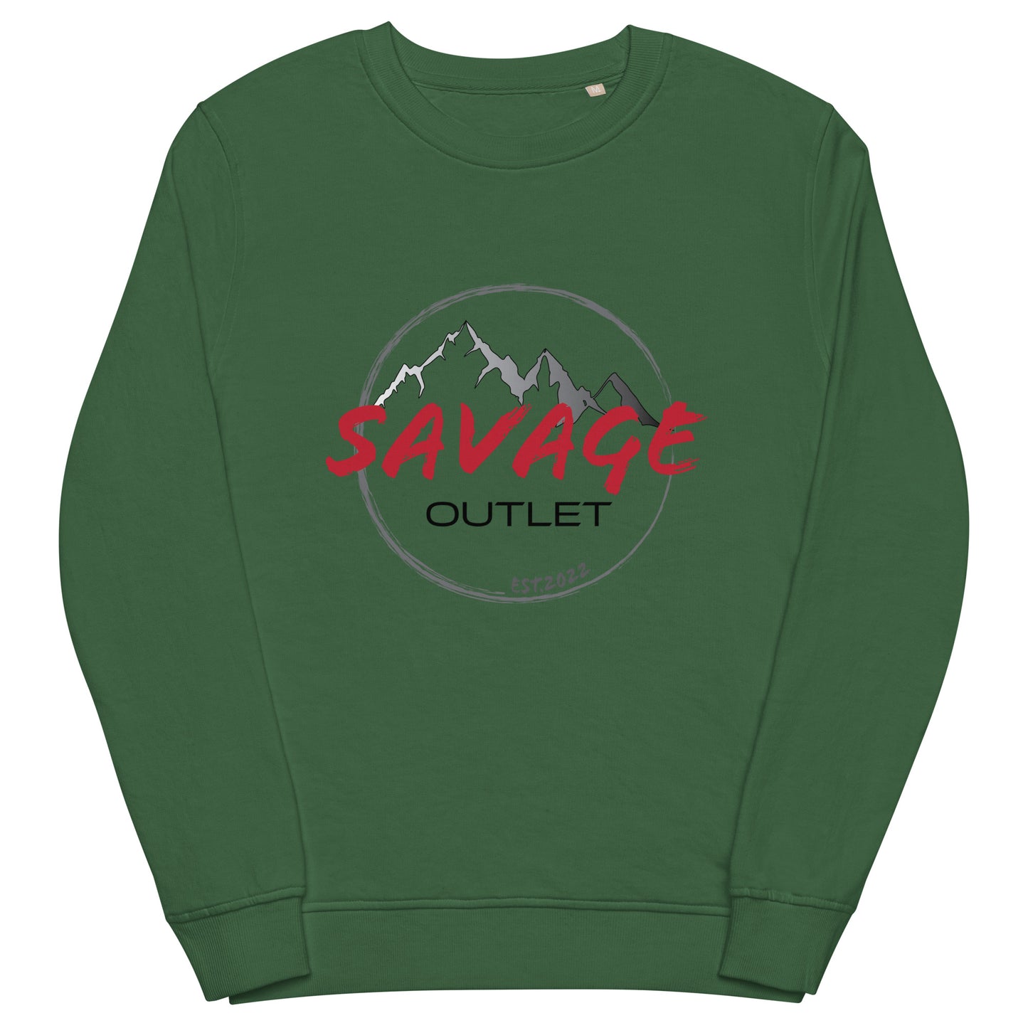 Savage Logo Standard Unisex Organic Sweatshirt