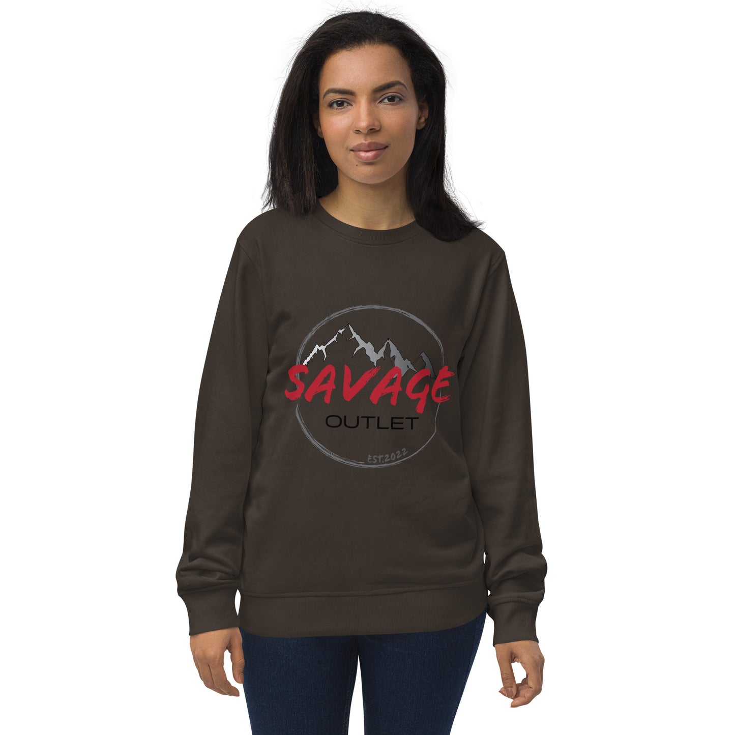 Savage Logo Standard Unisex Organic Sweatshirt