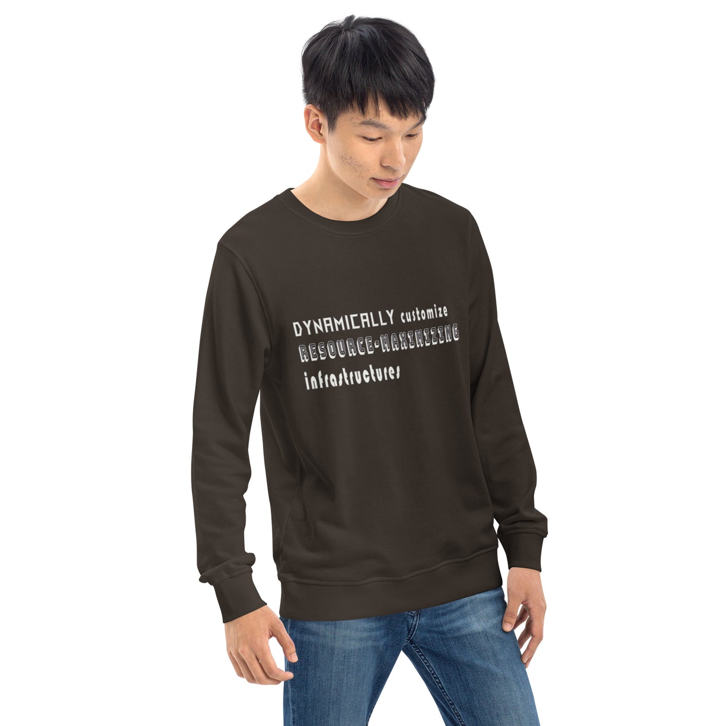 Dynamically Customize Infrastructure Office Fun Unisex Organic Sweatshirt