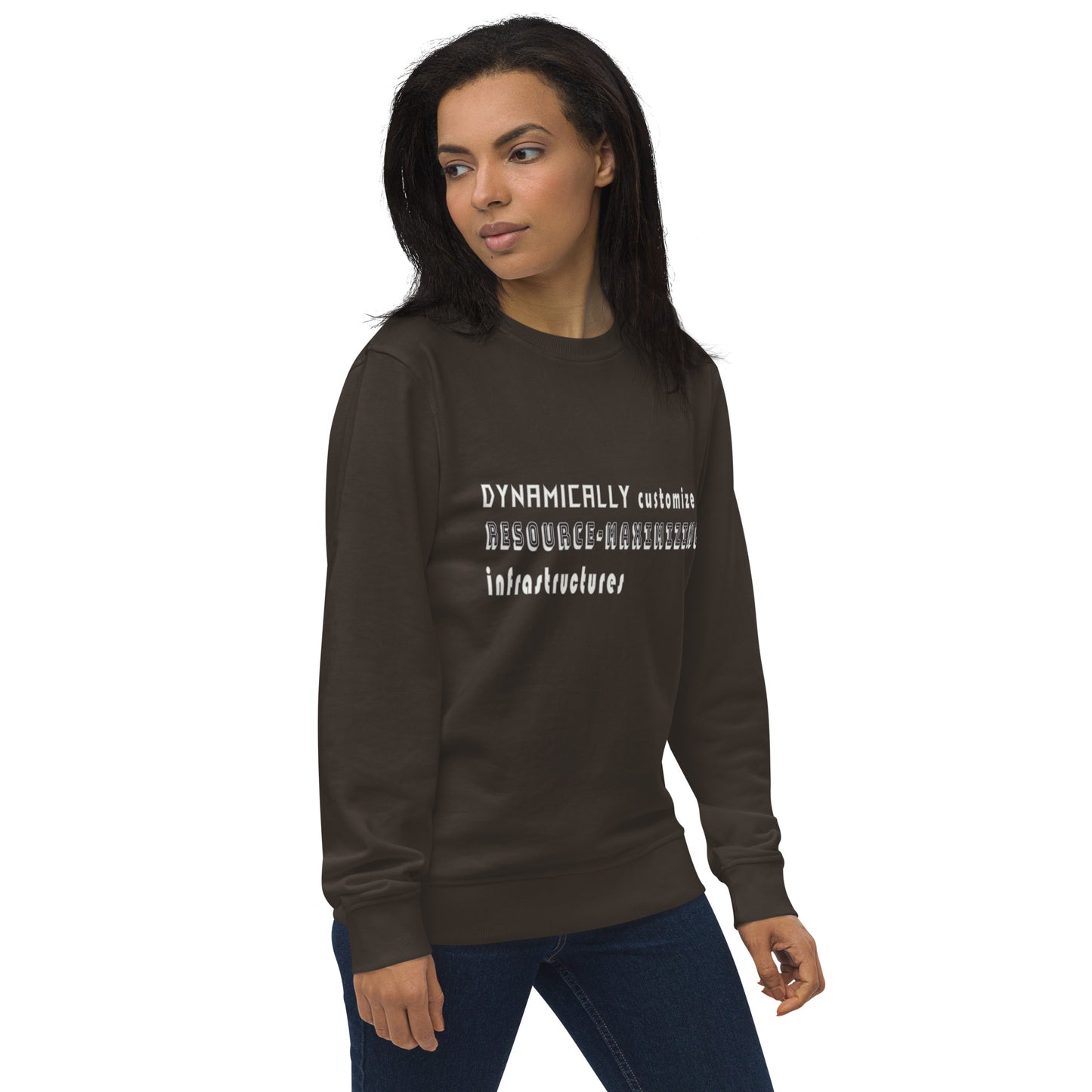 Dynamically Customize Infrastructure Office Fun Unisex Organic Sweatshirt