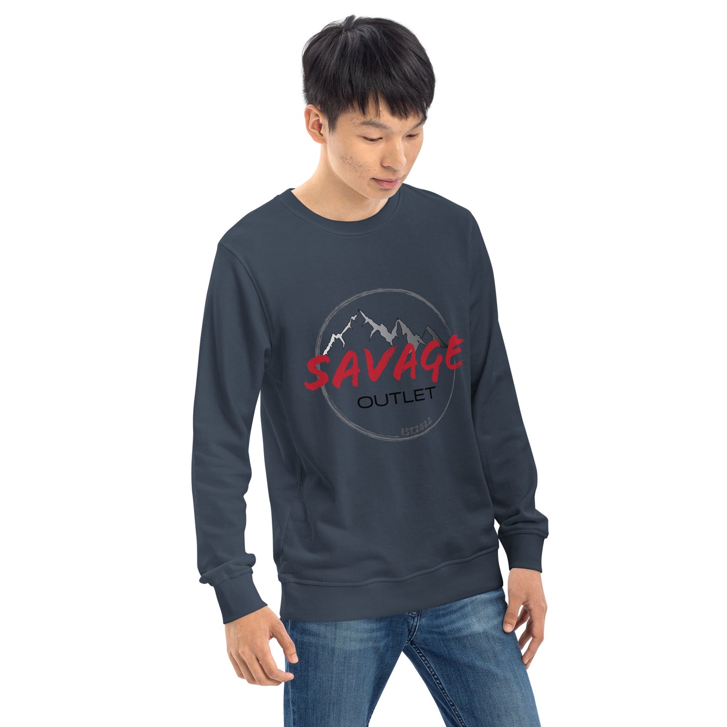Savage Logo Standard Unisex Organic Sweatshirt