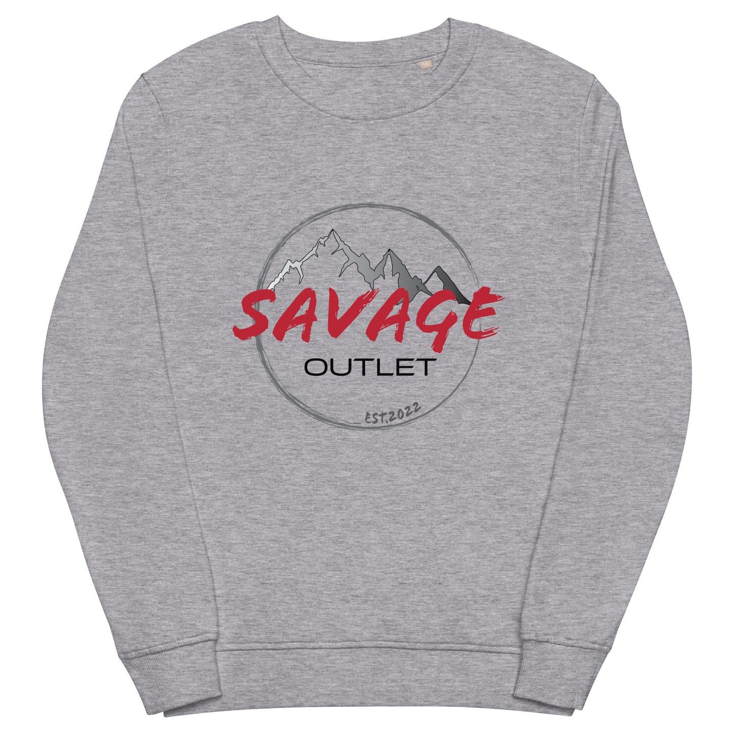 Savage Logo Standard Unisex Organic Sweatshirt