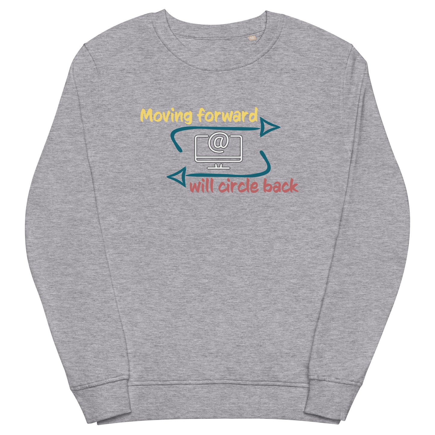 Moving Forward II Unisex organic sweatshirt