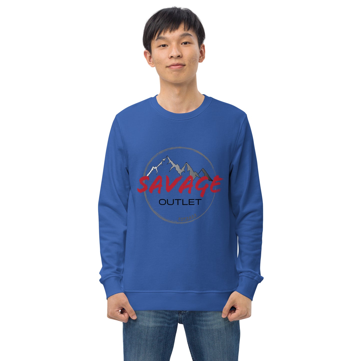 Savage Logo Standard Unisex Organic Sweatshirt