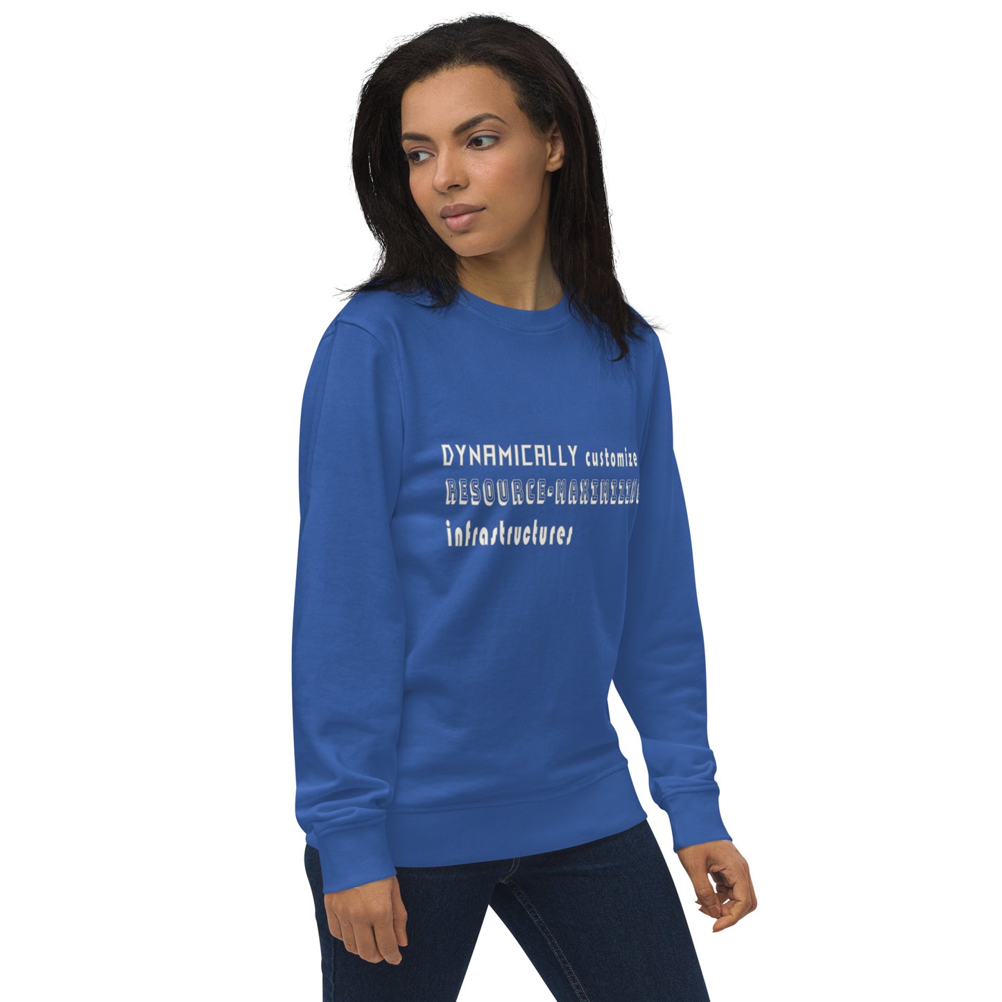 Dynamically Customize Infrastructure Office Fun Unisex Organic Sweatshirt