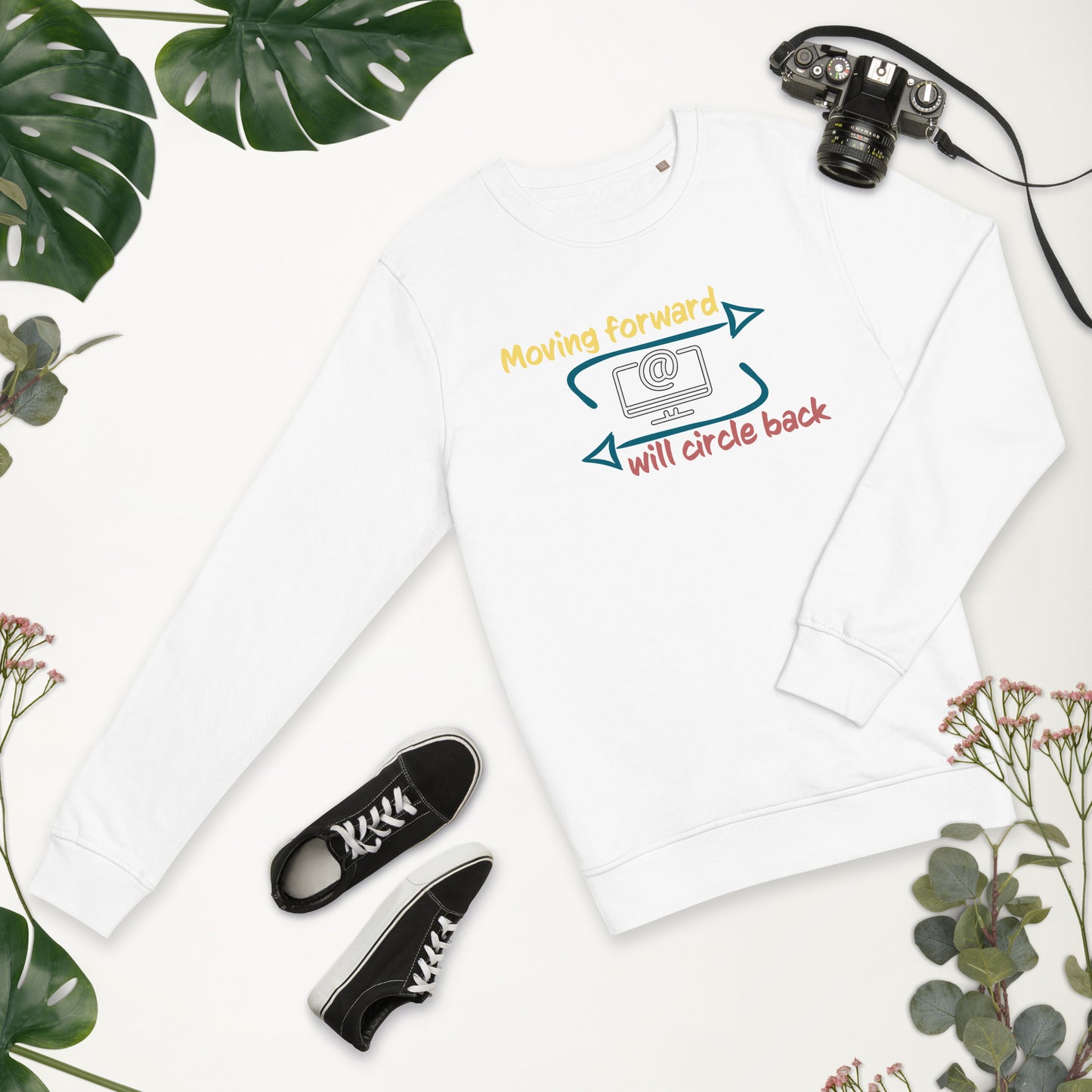 Moving Forward II Unisex organic sweatshirt
