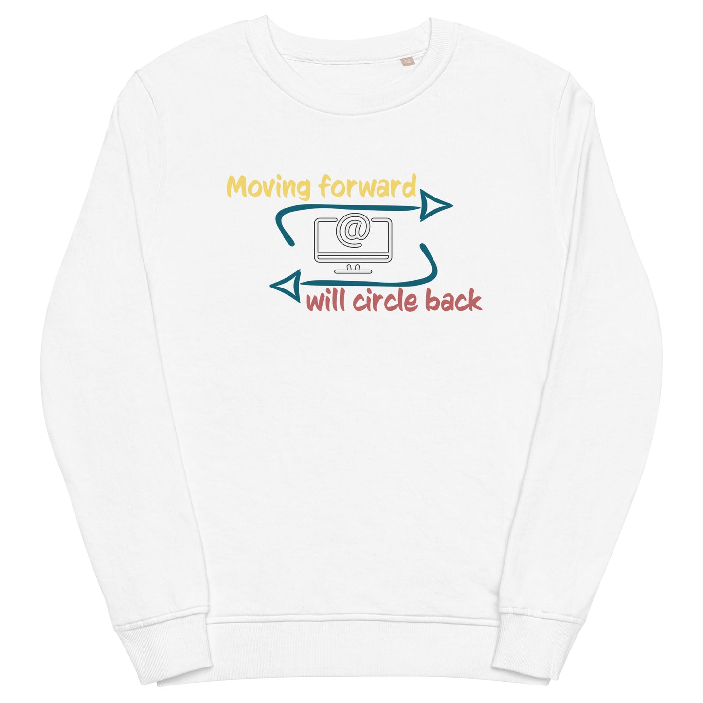 Moving Forward II Unisex organic sweatshirt