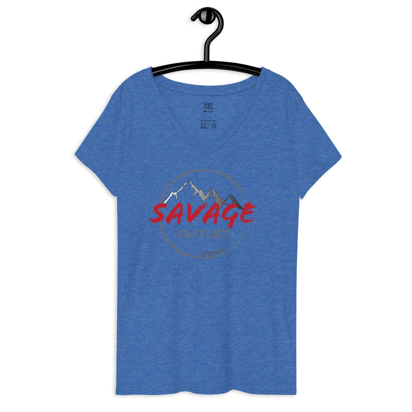 Savage Logo Women’s Recycled Soft V-neck T-shirt