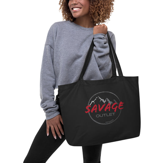Savage Logo Large Organic Tote Bag