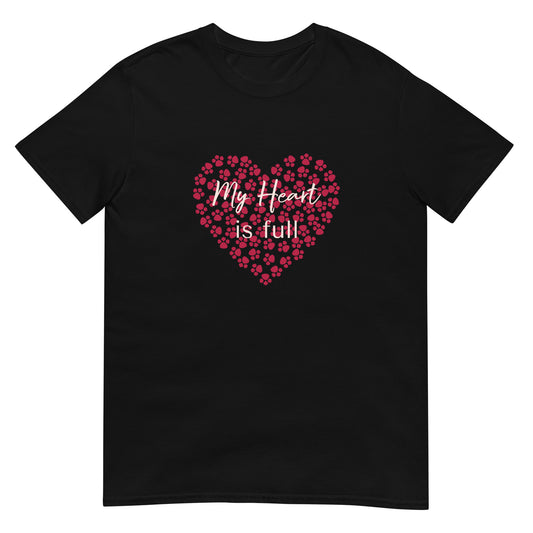 Valentine`s Day Paws Heart Unisex T-Shirt
