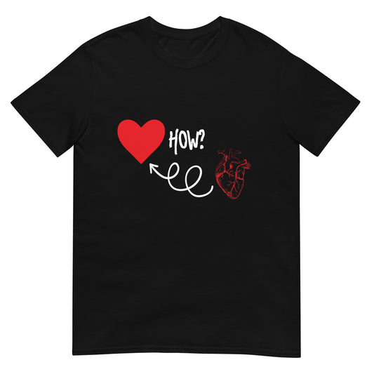Valentine`s Day Evolution of the Heart Unisex T-shirt