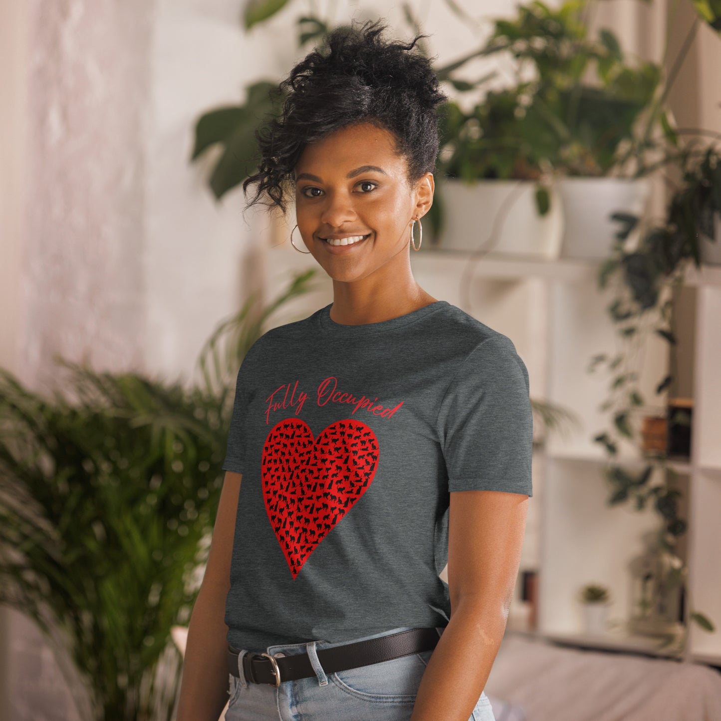 Valentine`s Day Cats Heart Unisex Shirt