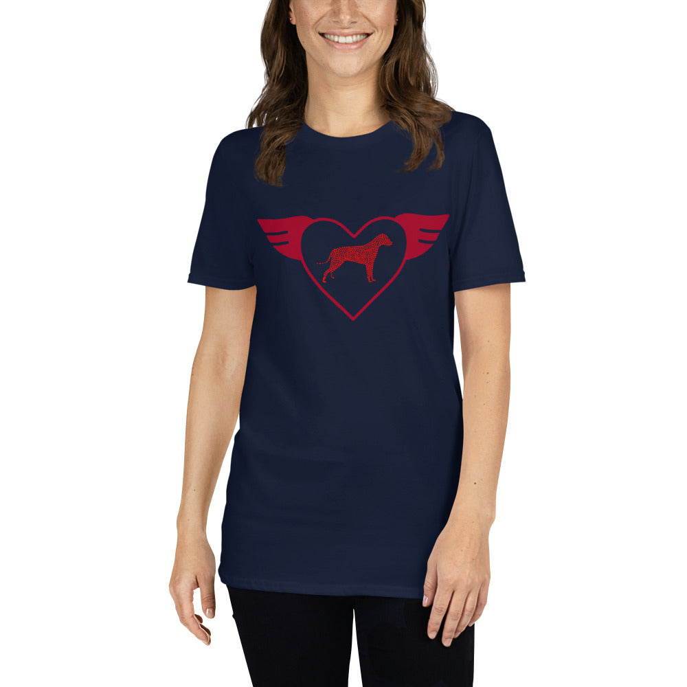 Valentine`s Day Dog In My Heart Unisex T-shirt