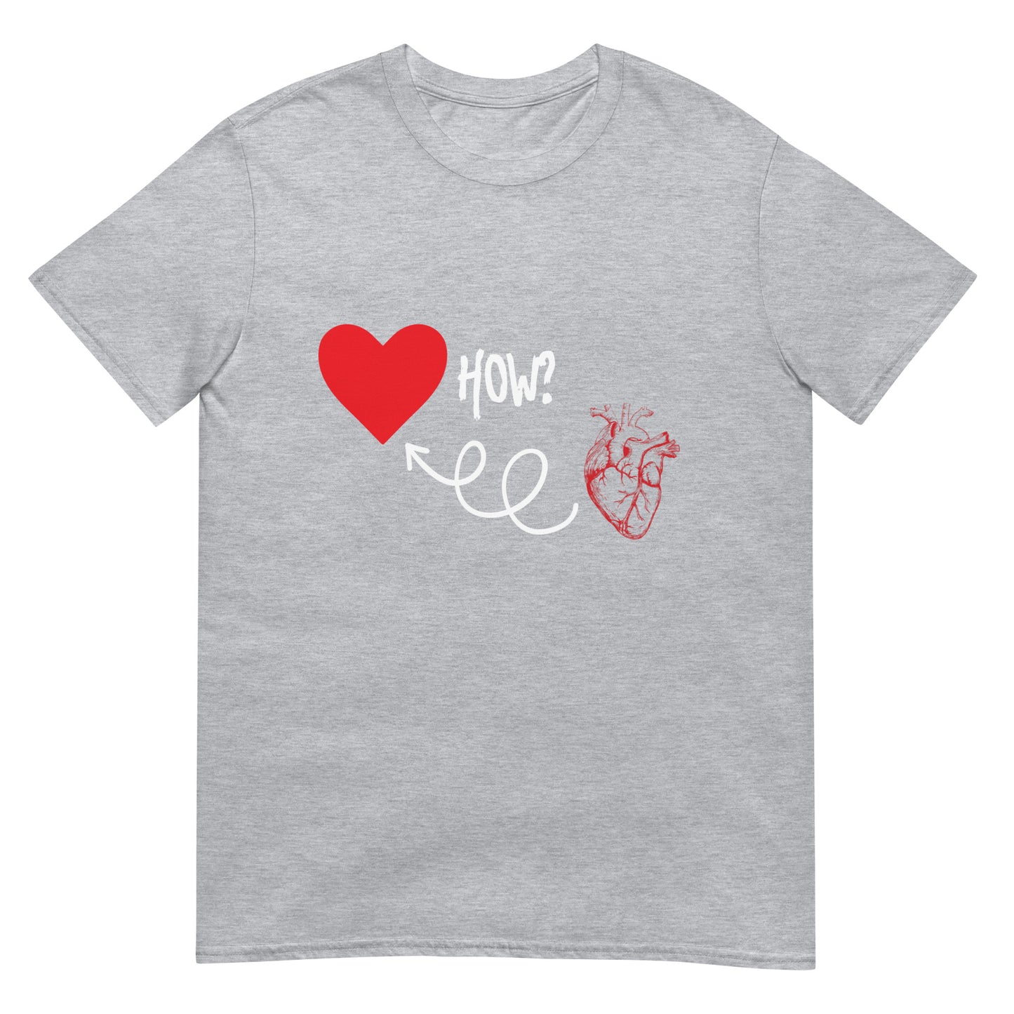 Valentine`s Day Evolution of the Heart Unisex T-shirt