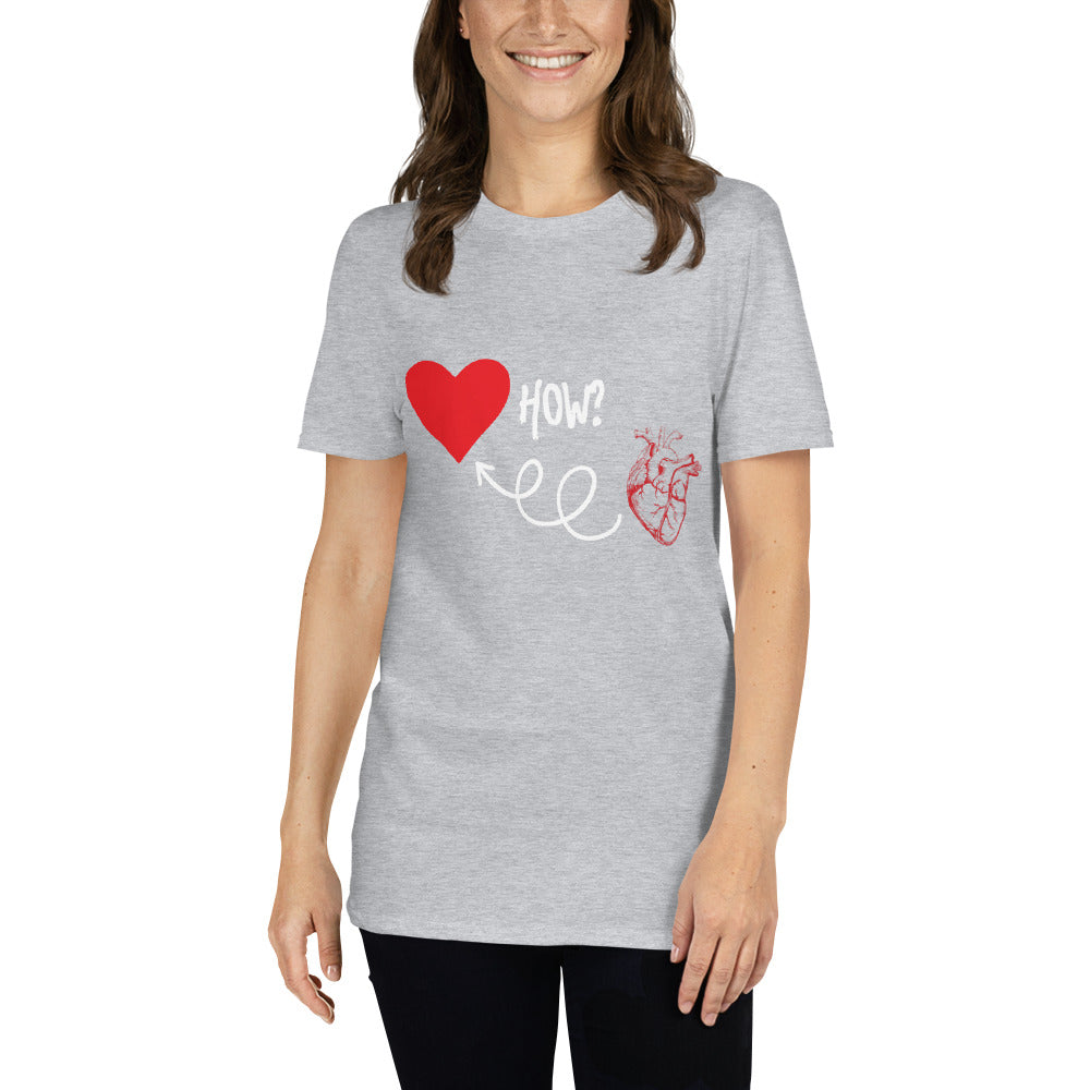 Valentine`s Day Evolution of the Heart Unisex T-shirt